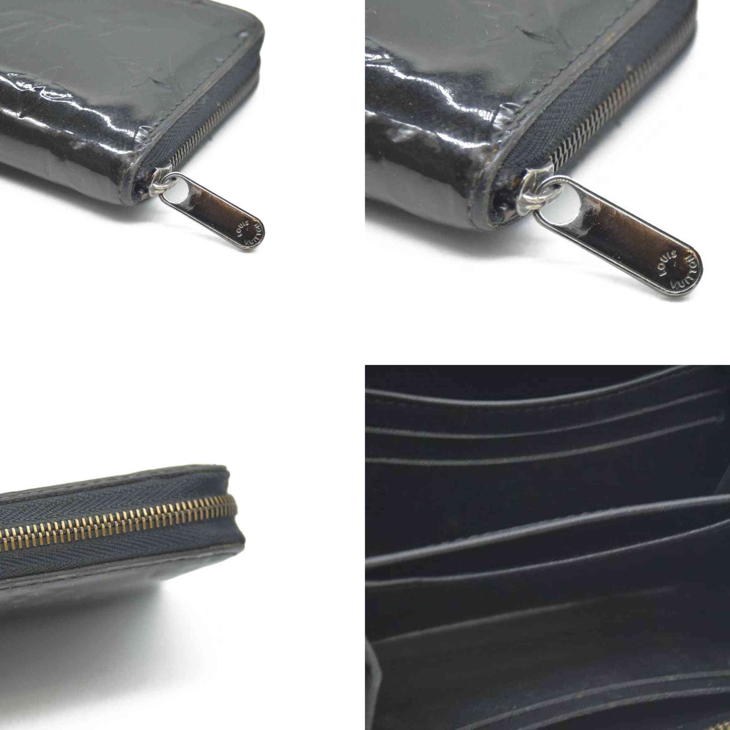 Louis Vuitton Monogram Vernis Compact Zippy Coin Wallet SN0164