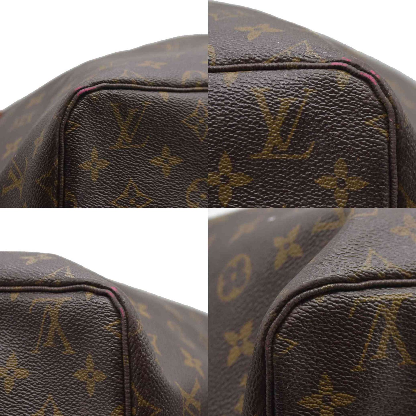 AUCTION $2240 Louis Vuitton  Monogram Neverfull GM Pivoine Pink Interior