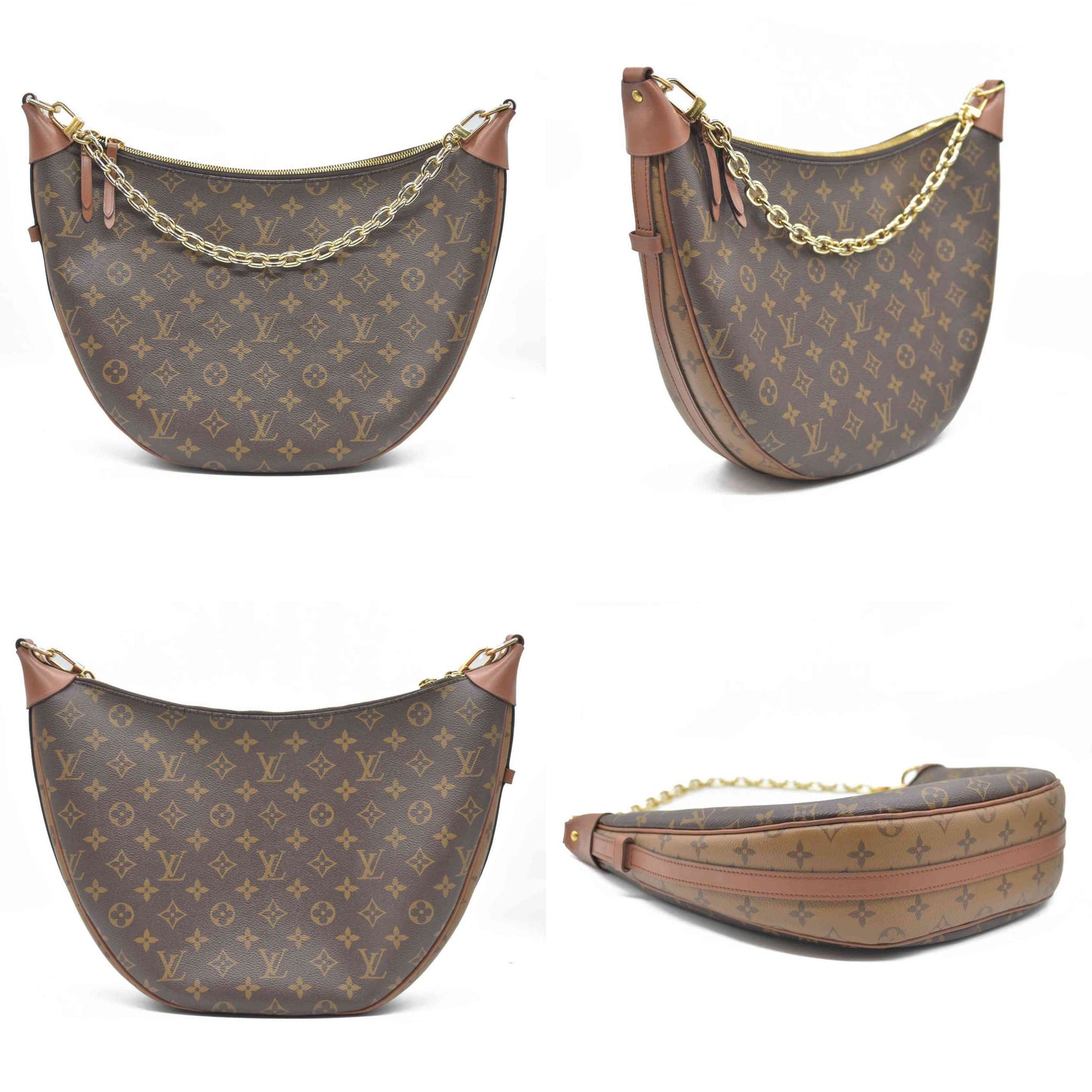 LOUIS VUITTON  Reverse Monogram Loop Hobo