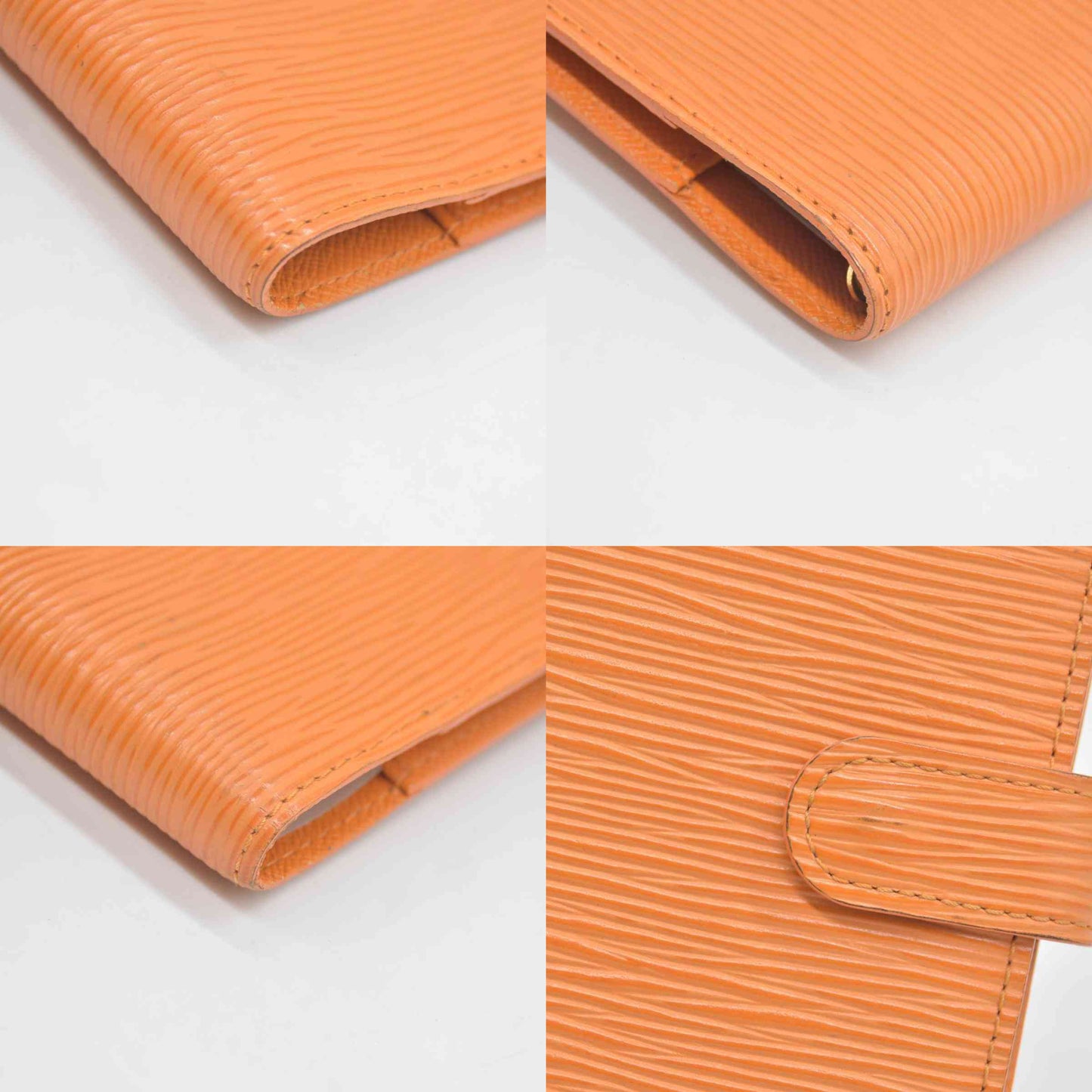 $690 LOUIS VUITTON Epi Agenda PM Day Planner Cover Orange Mandarin CA0075 CONSIGNMENT