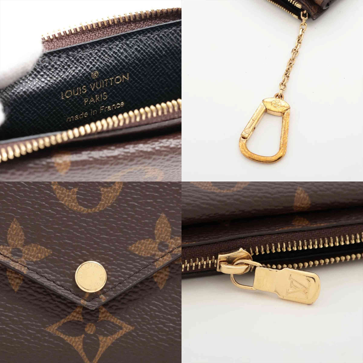 $695 Louis Vuitton Monogram Recto Verso Black 10021033