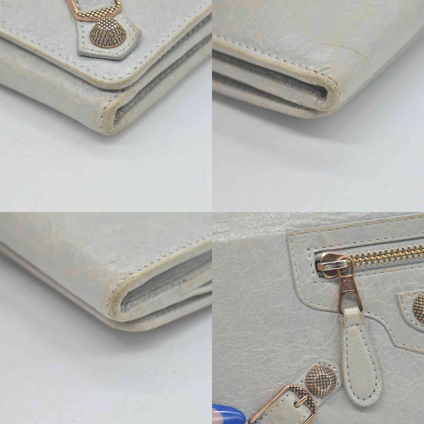 Balenciaga Leather Continental Wallet