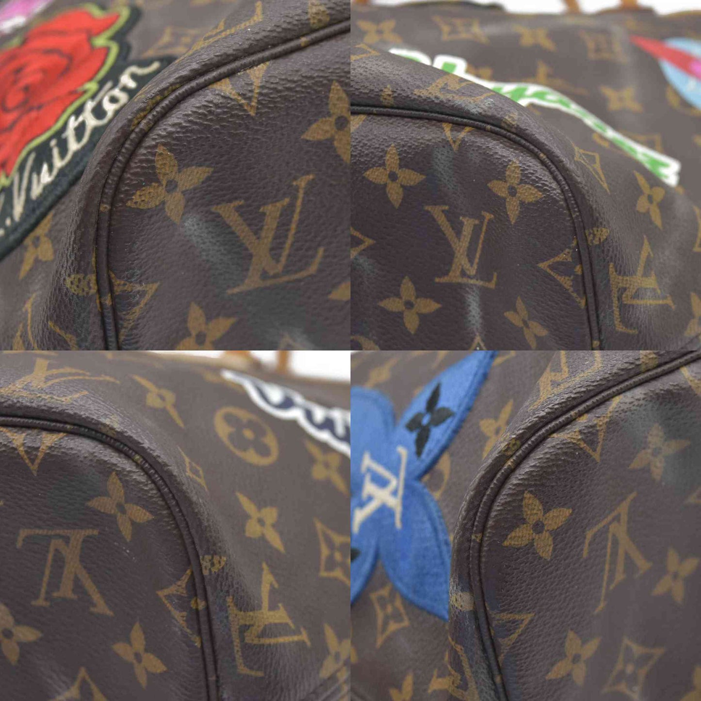 $2490 Louis Vuitton Monogram Travel Stickers Neverfull MM 2018 AR3168