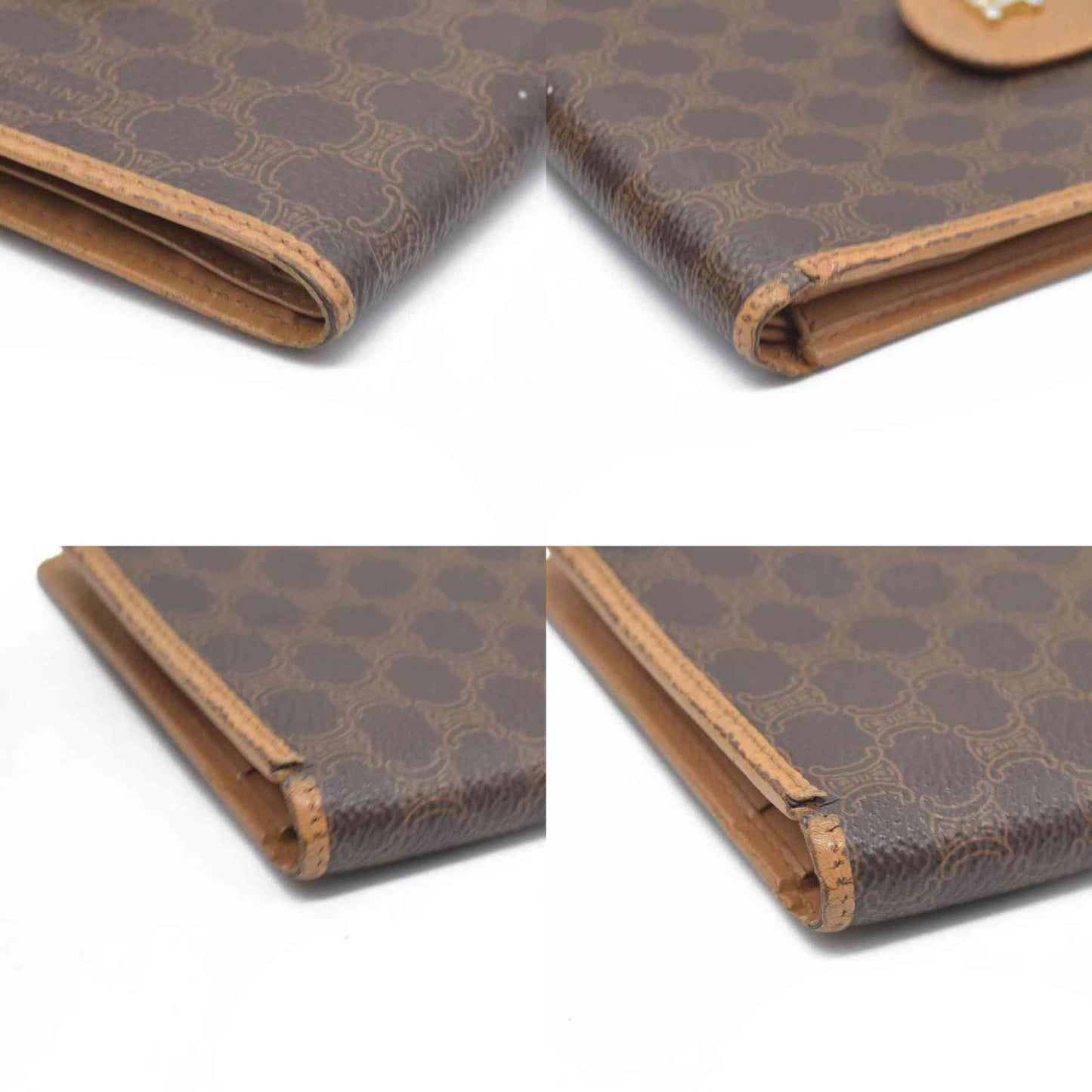 Celine Vintage Macadam Compact Wallet