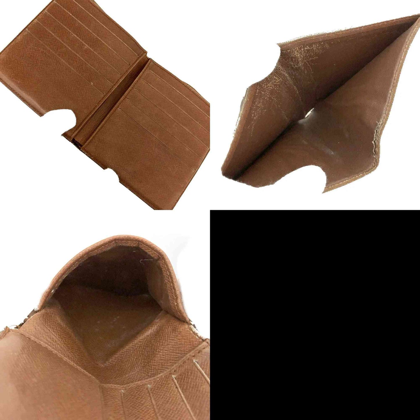 AUCTION $535 Louis Vuitton Monogram Porte Billets 10 Cartes Credit Bifold Wallet VI0052