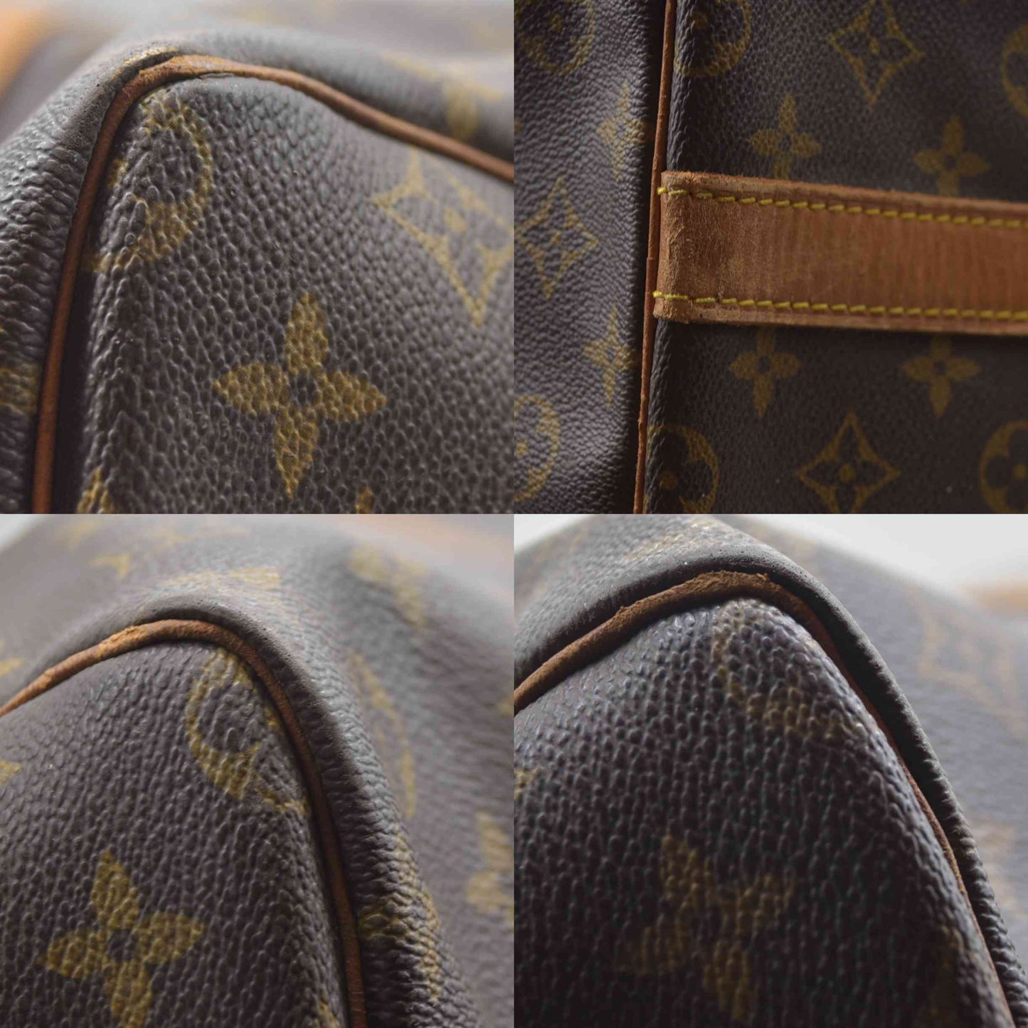Louis Vuitton Monogram Keepall Bandouliere 60 Boston Bag