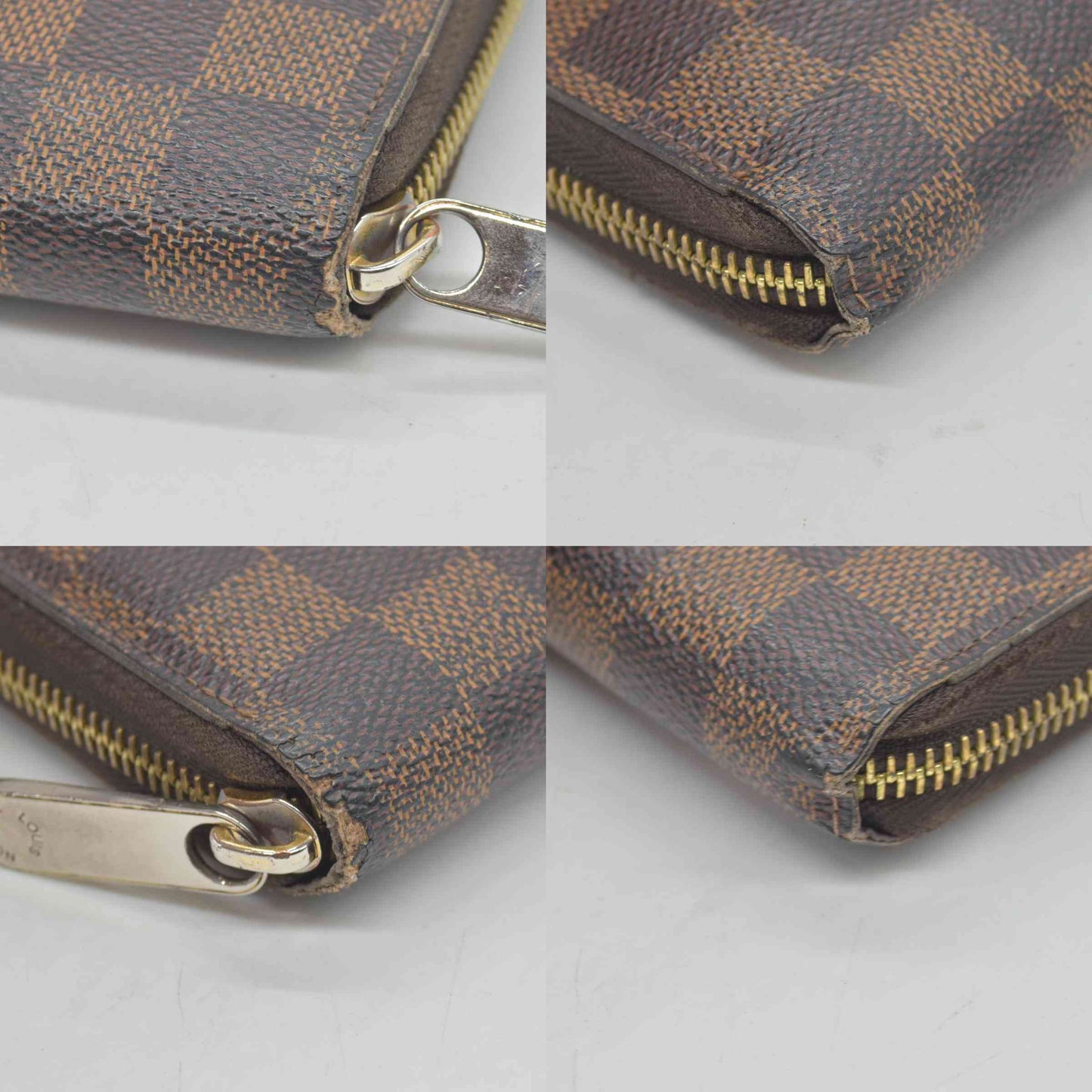$940 Louis Vuitton Damier Ebene Zippy Wallet CONSIGNMENT
