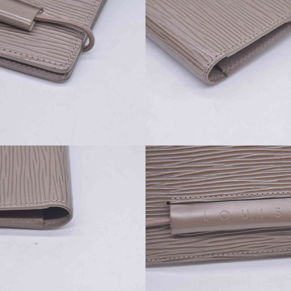 $795 2001 Louis Vuitton Beige Epi Clutch  CONSIGNMENT MI1011 10021049