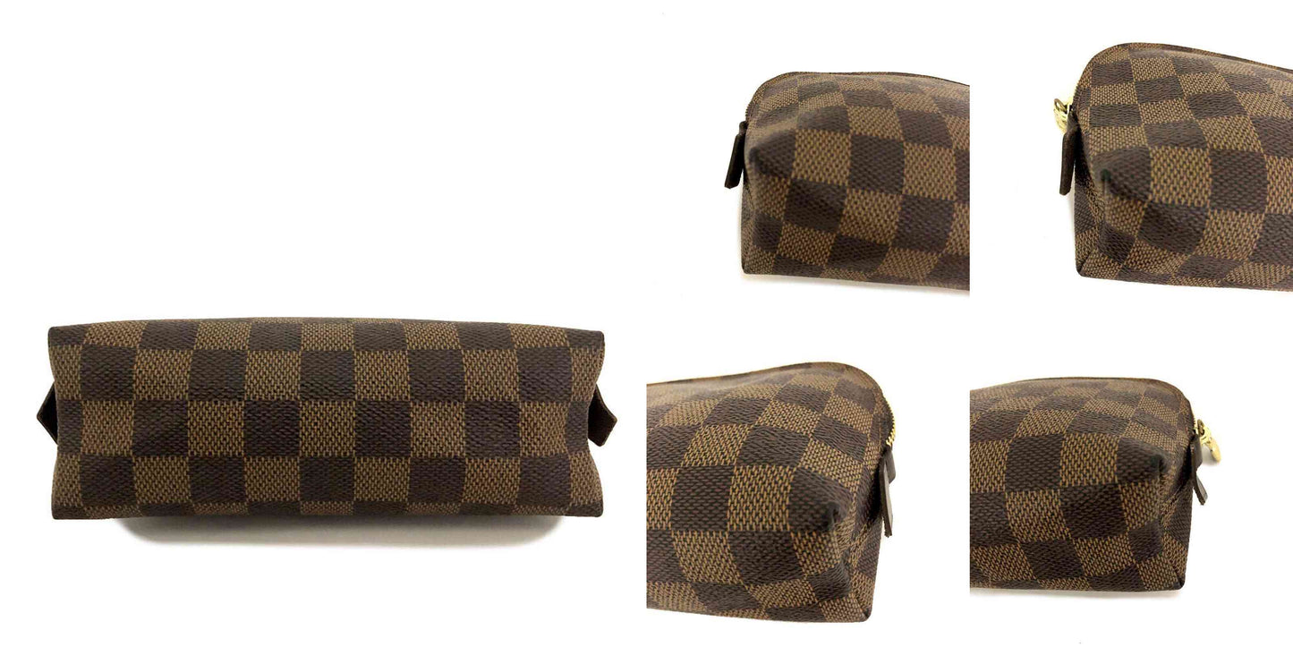 LOUIS VUITTON Damier Ebene Cosmetic Pouch CA0030