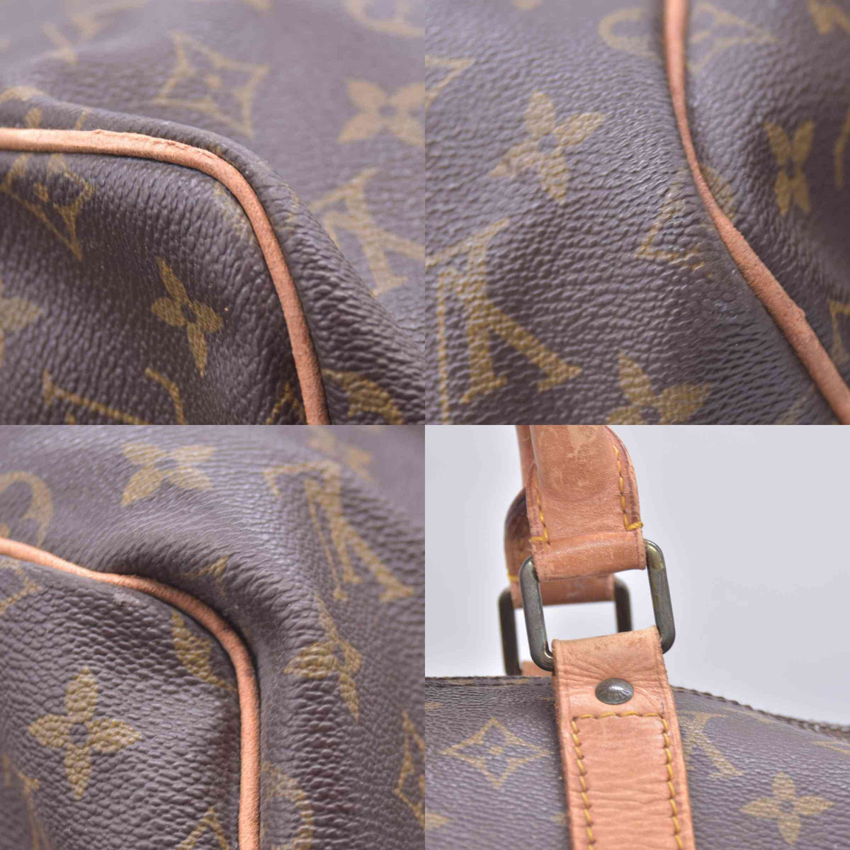 $2200 LOUIS VUITTON Monogram Keepall Bandouliere 55 Duffel Bag SD954 CONSIGNMENT 10021419