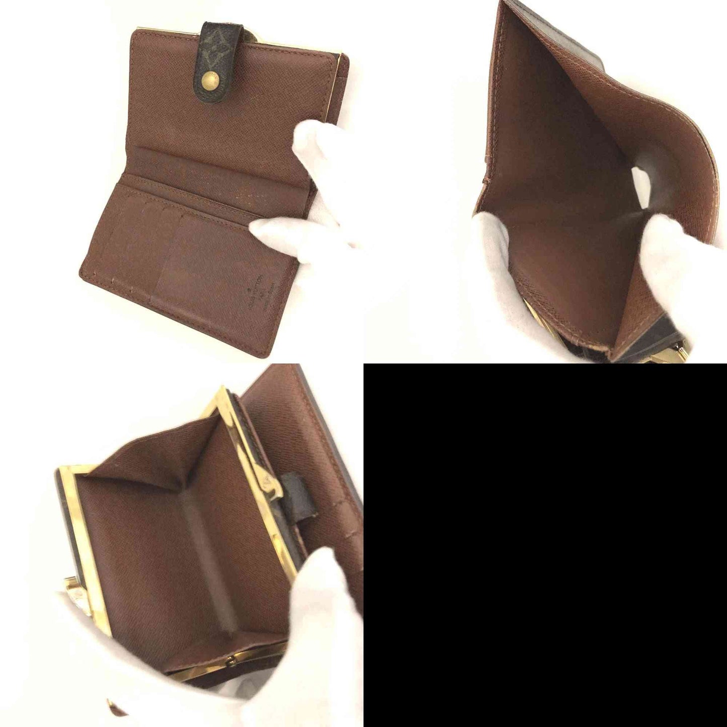 Louis Vuitton Monogram Porte Monnaie Billets Viennois Bifold Wallet CA1024