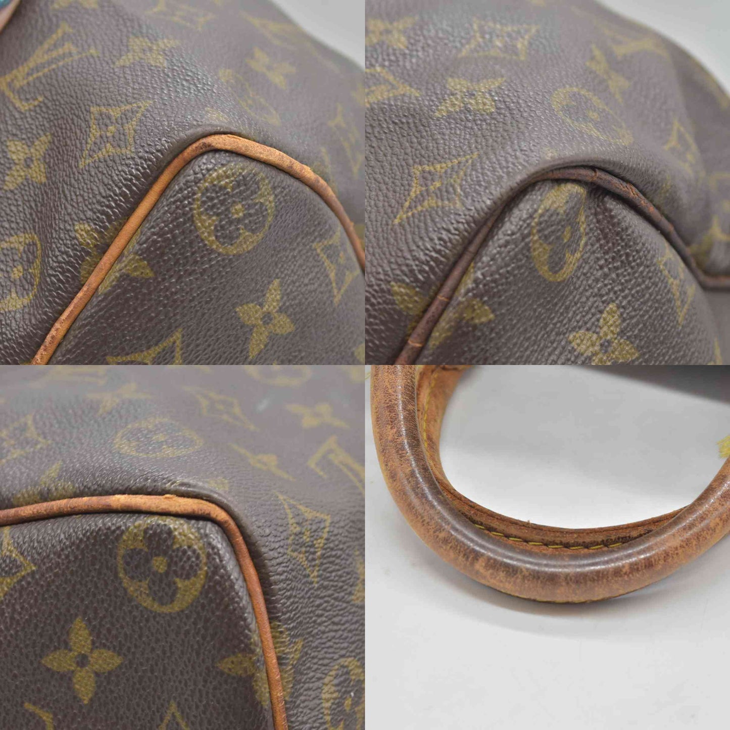 $1700 1985 Louis Vuitton Monogram Speedy 35 MB852