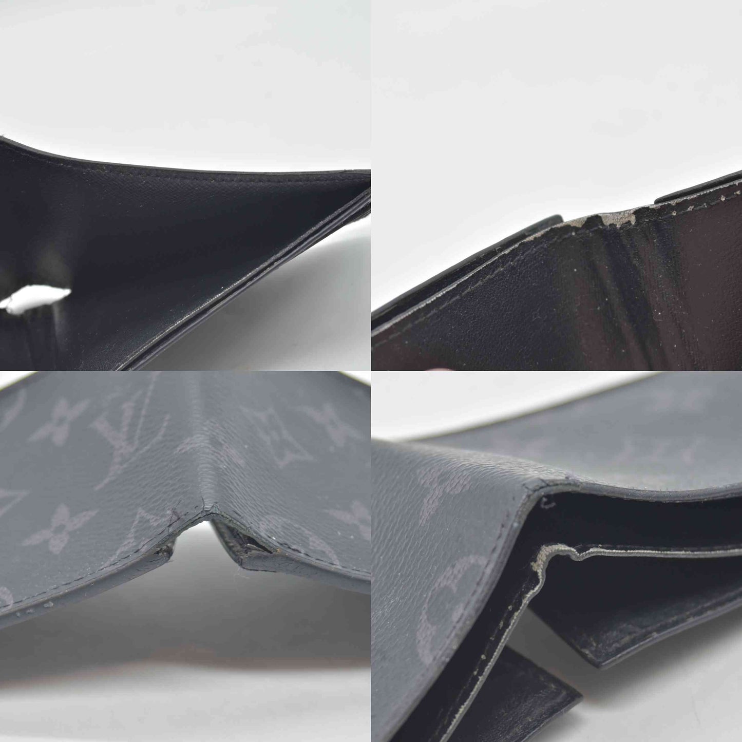 $495 RFID Louis Vuitton Monogram Eclipse Slender Wallet