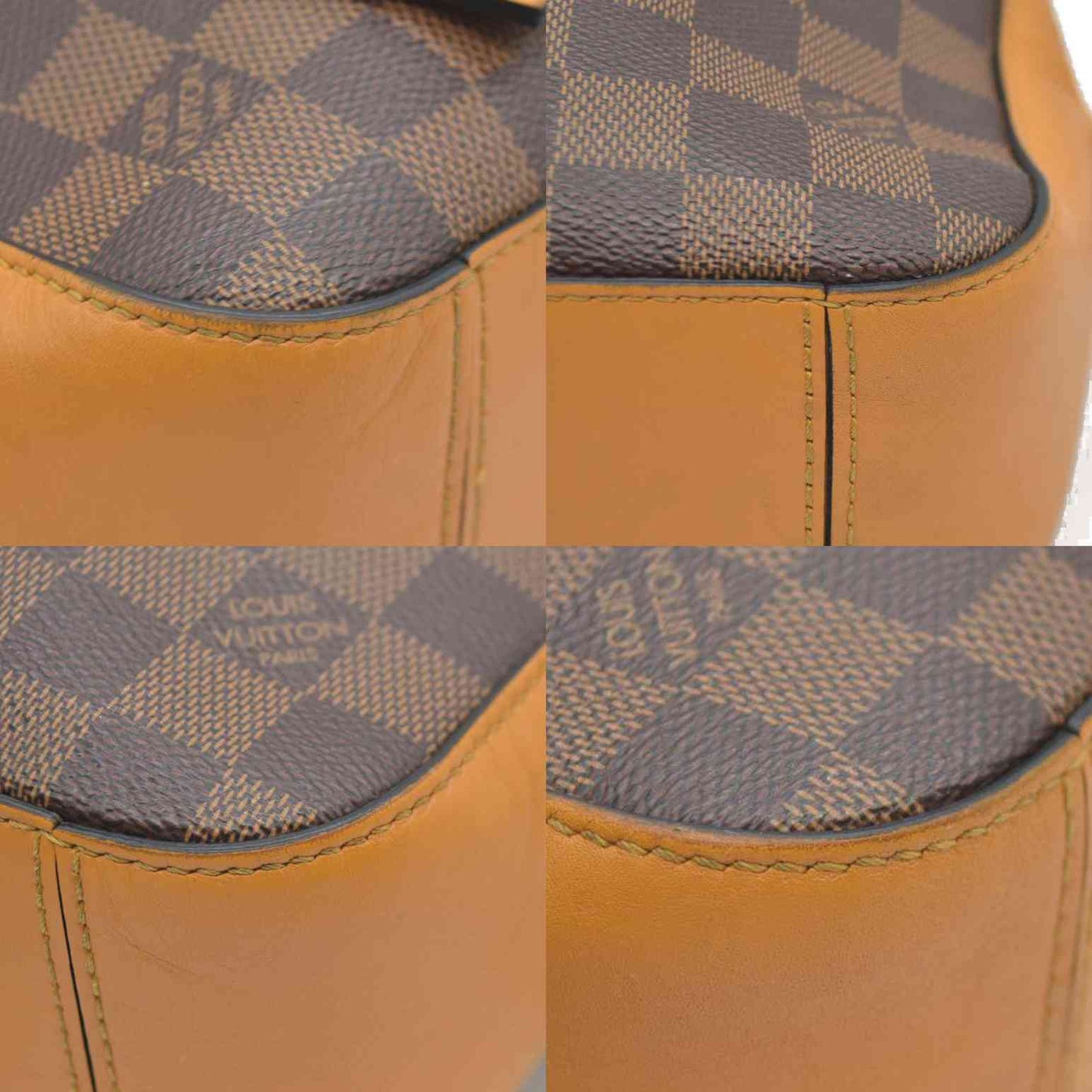 Louis Vuitton  Damier Ebene Santa Monica Safran