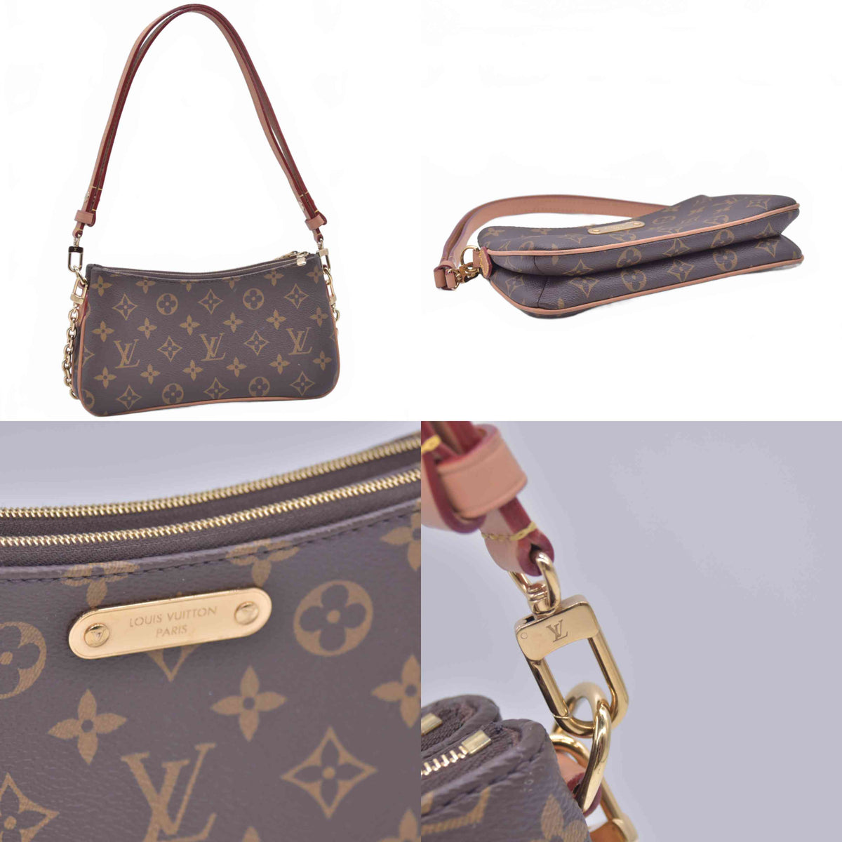 $1950 Louis Vuitton Monogram Liv Pochette RFID 10021156