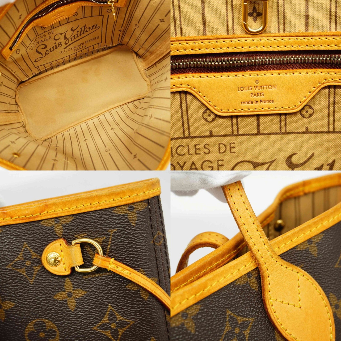 LOUIS VUITTON Monogram Neverfull PM France