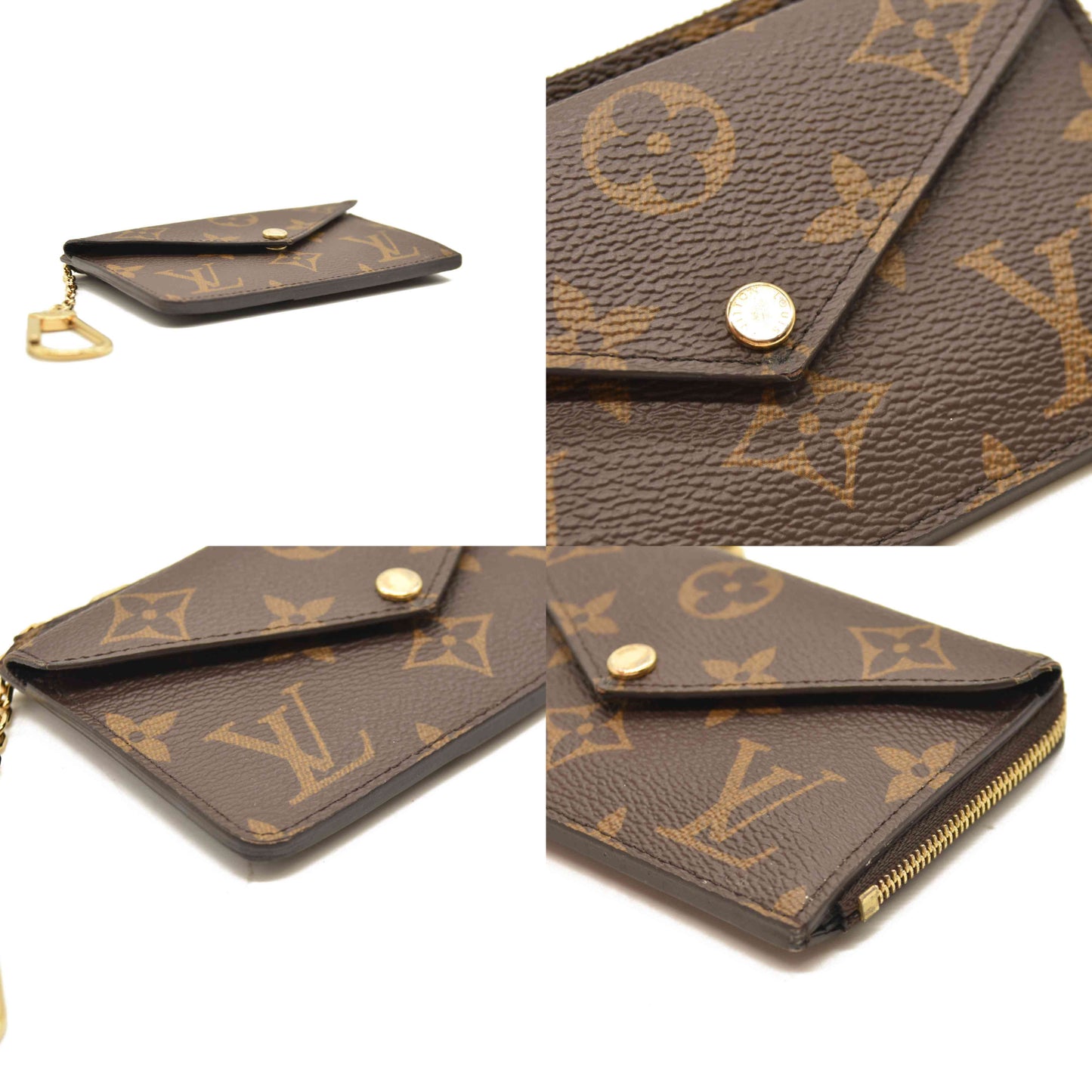 Louis Vuitton  Monogram Recto Verso Card Holder Black RFID