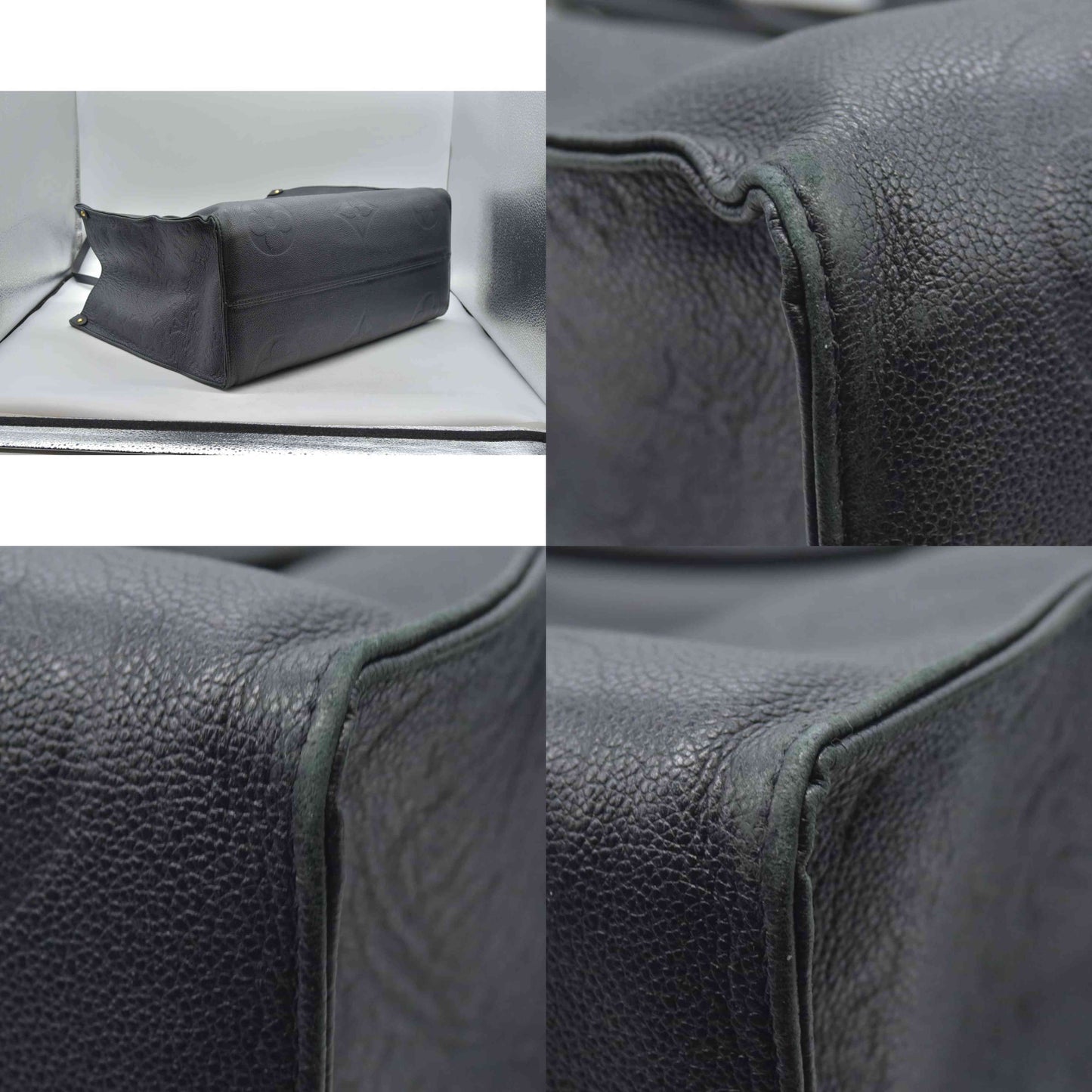 $3750 Louis Vuitton Onthego GM Empreinte Leather Black RFID