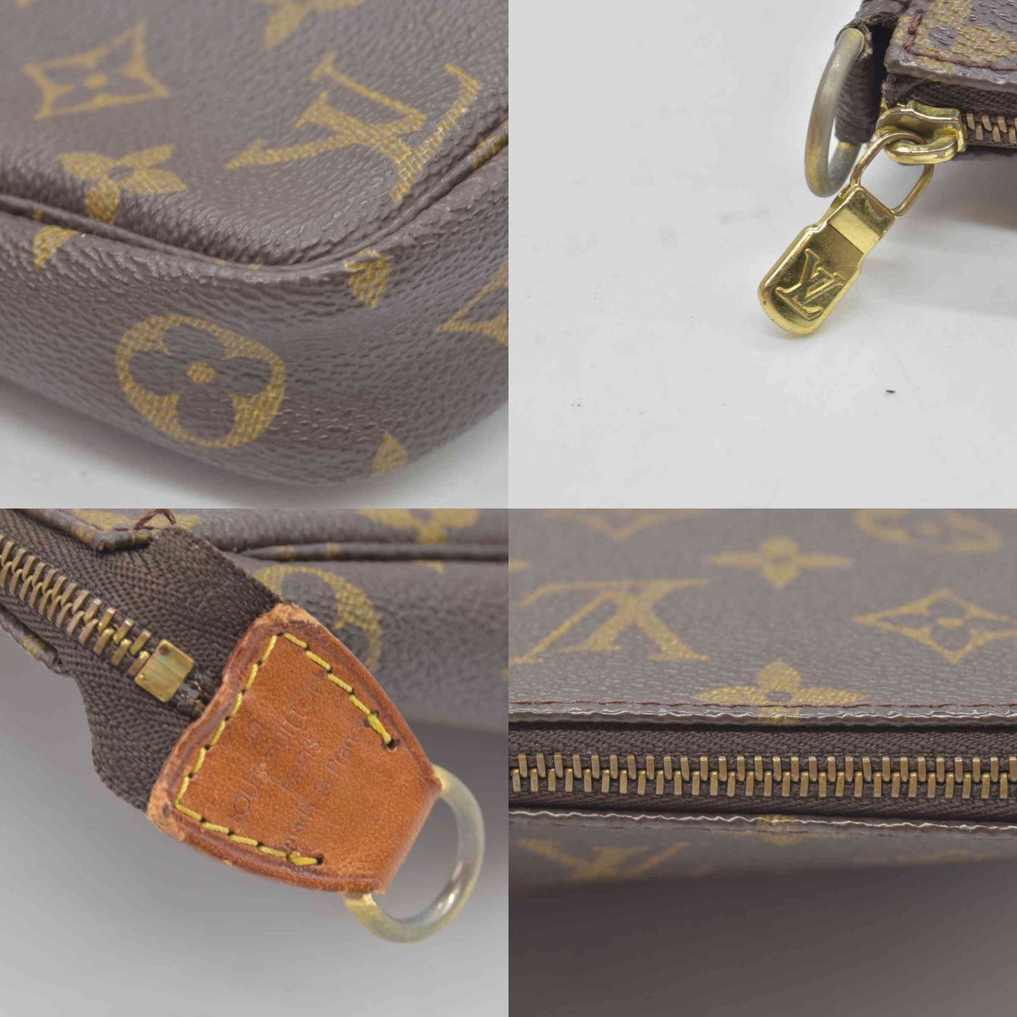 $1290 1999 Louis Vuitton Monogram Pochette Accessories AR0999