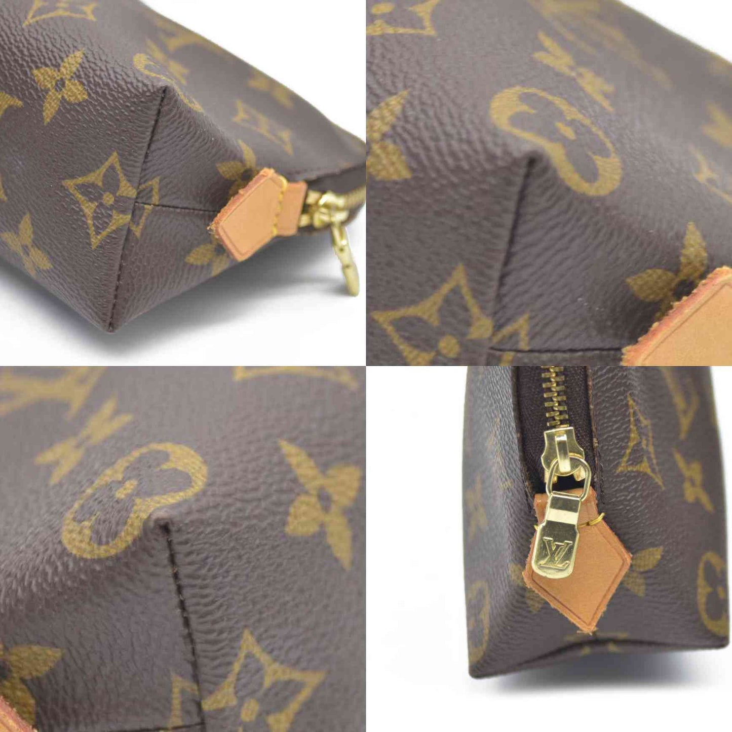 $590 Louis Vuitton Monogram Cosmetic Pouch CA0040