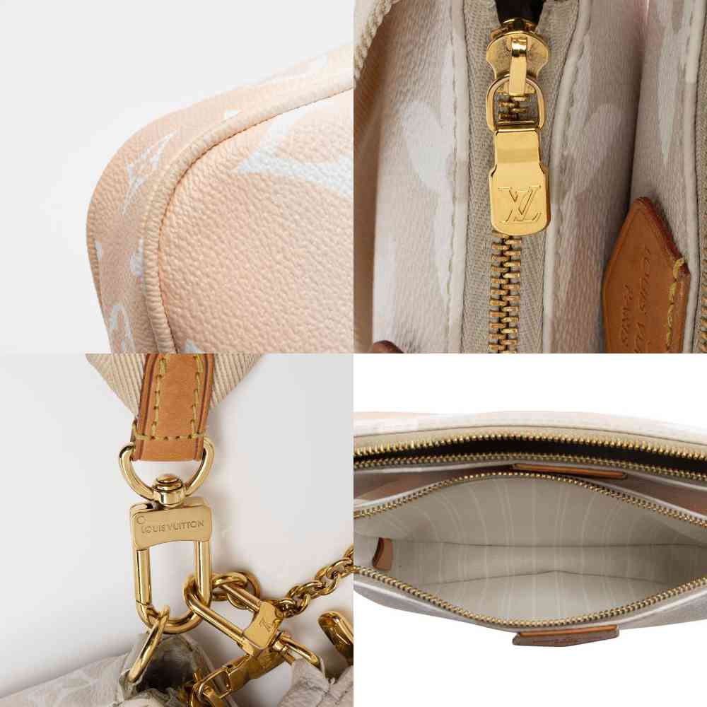 LOUIS VUITTON Monogram Giant By The Pool Multi Pochette Accessories Brume