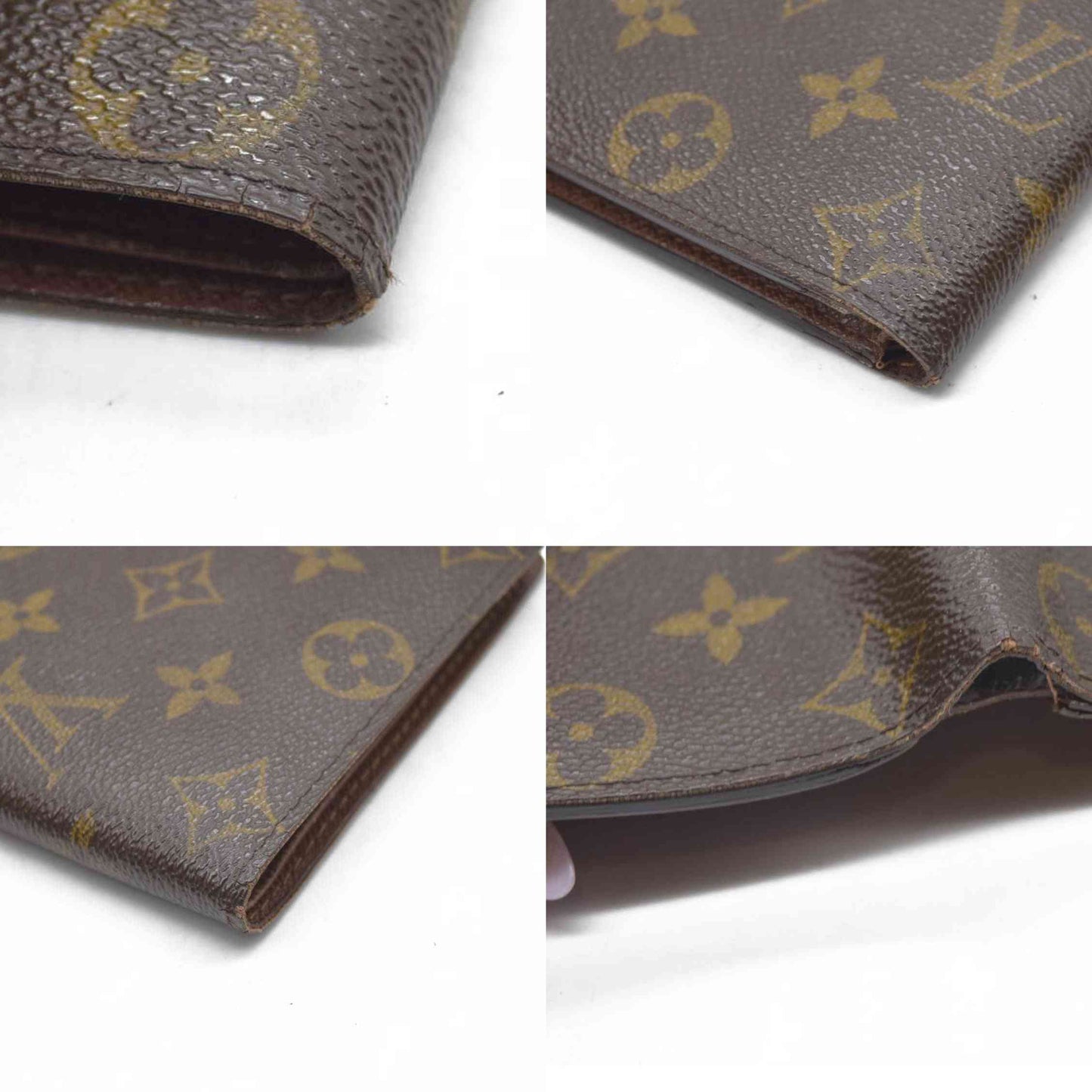 $545 Louis Vuitton Monogram Bifold Marco Wallet CA0035 CONSIGNMENT 2005