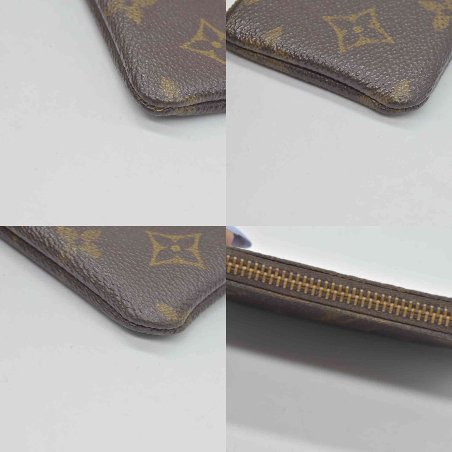 LOUIS VUITTON Monogram  Coin Purse Key Pochette Cles