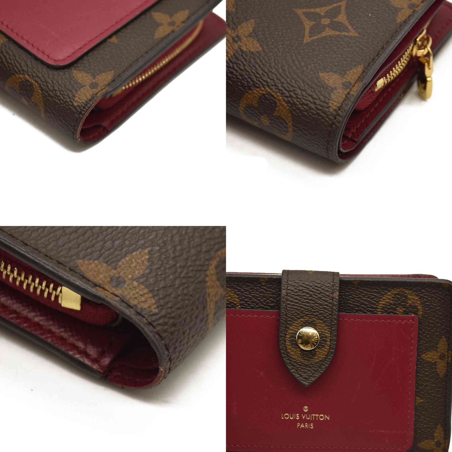 LOUIS VUITTON  Monogram Juliette Wallet Fuchsia