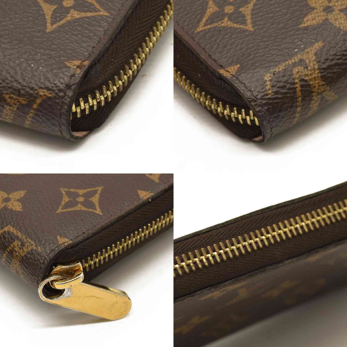 LOUIS VUITTON Monogram Zippy Wallet Rose Ballerine