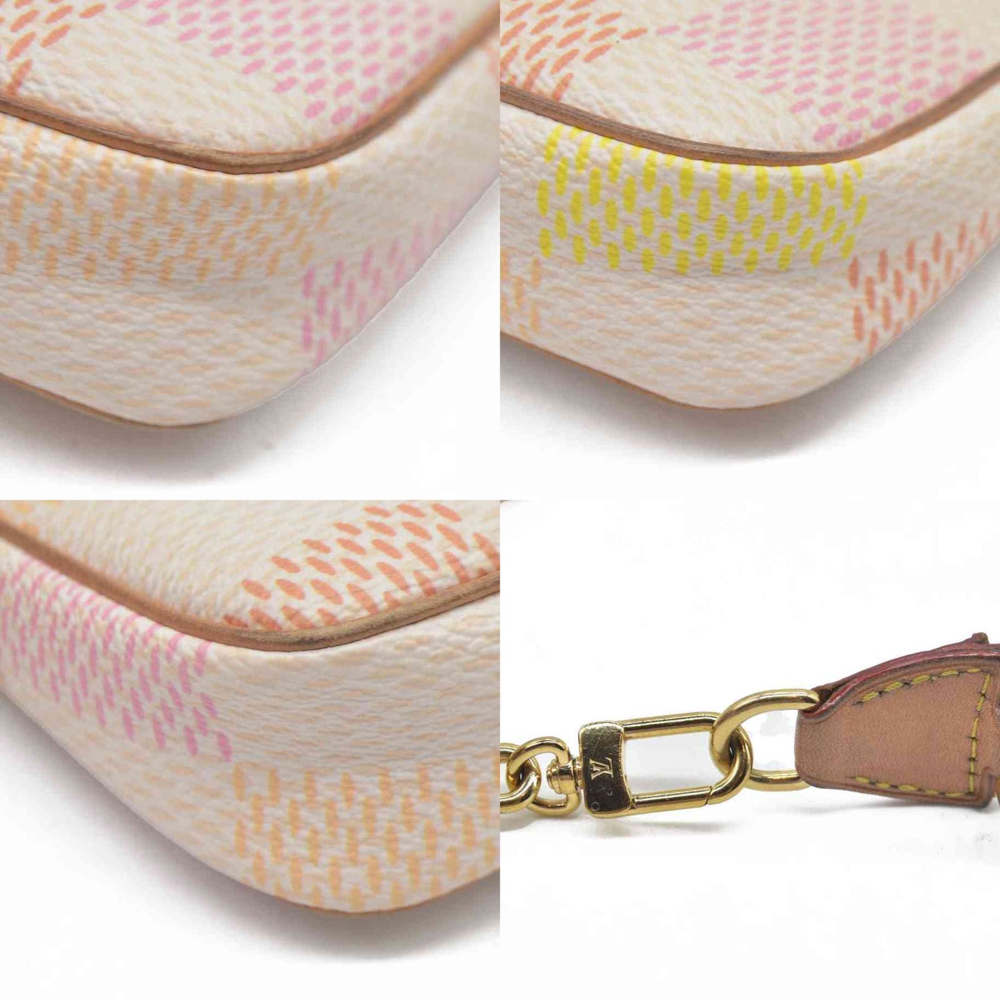 $1760 Louis Vuitton Damierlicious Pochette Accessoires