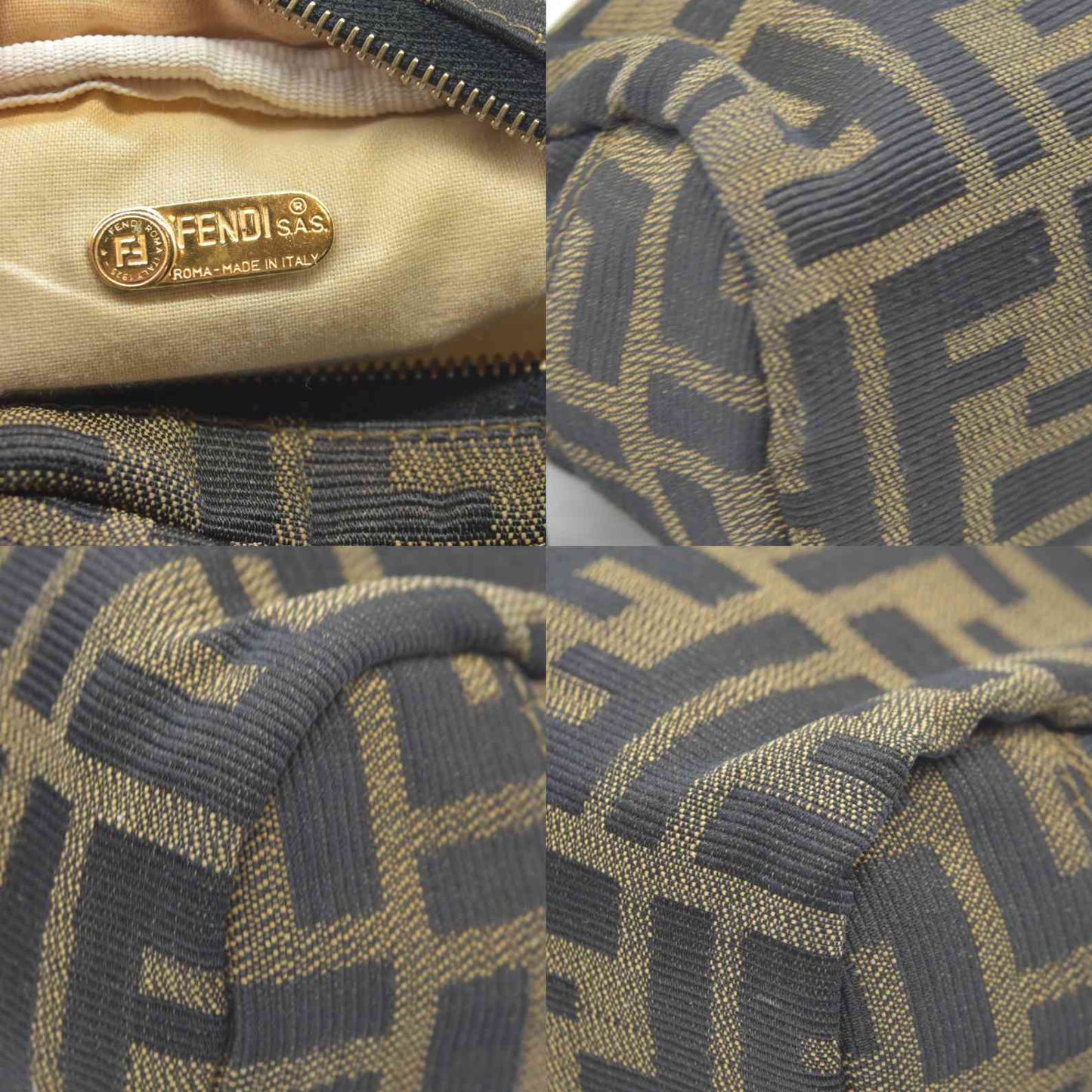 $395 CONSIGNMENT Fendi Vintage Small Cosmetic Bag