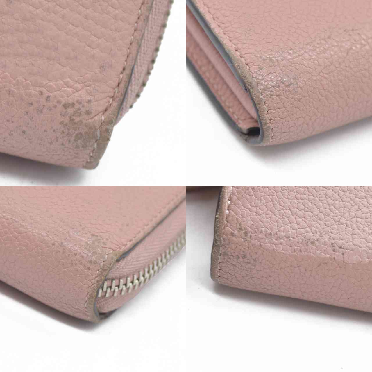 $1130 Louis Vuitton Comet Taurillon Leather Zip Zippy Long Wallet Pink MI0146 2016