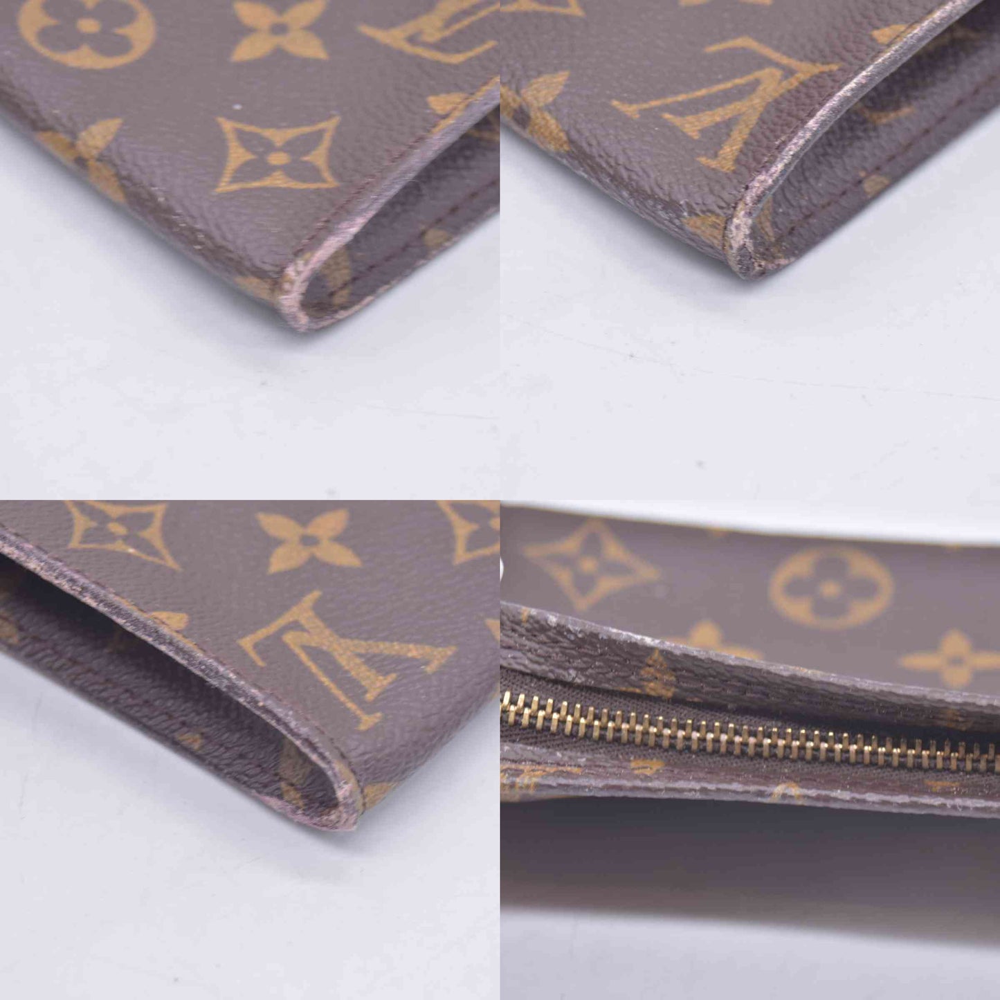 $590 LOUIS VUITTON Monogram Bucket 27 Pouch