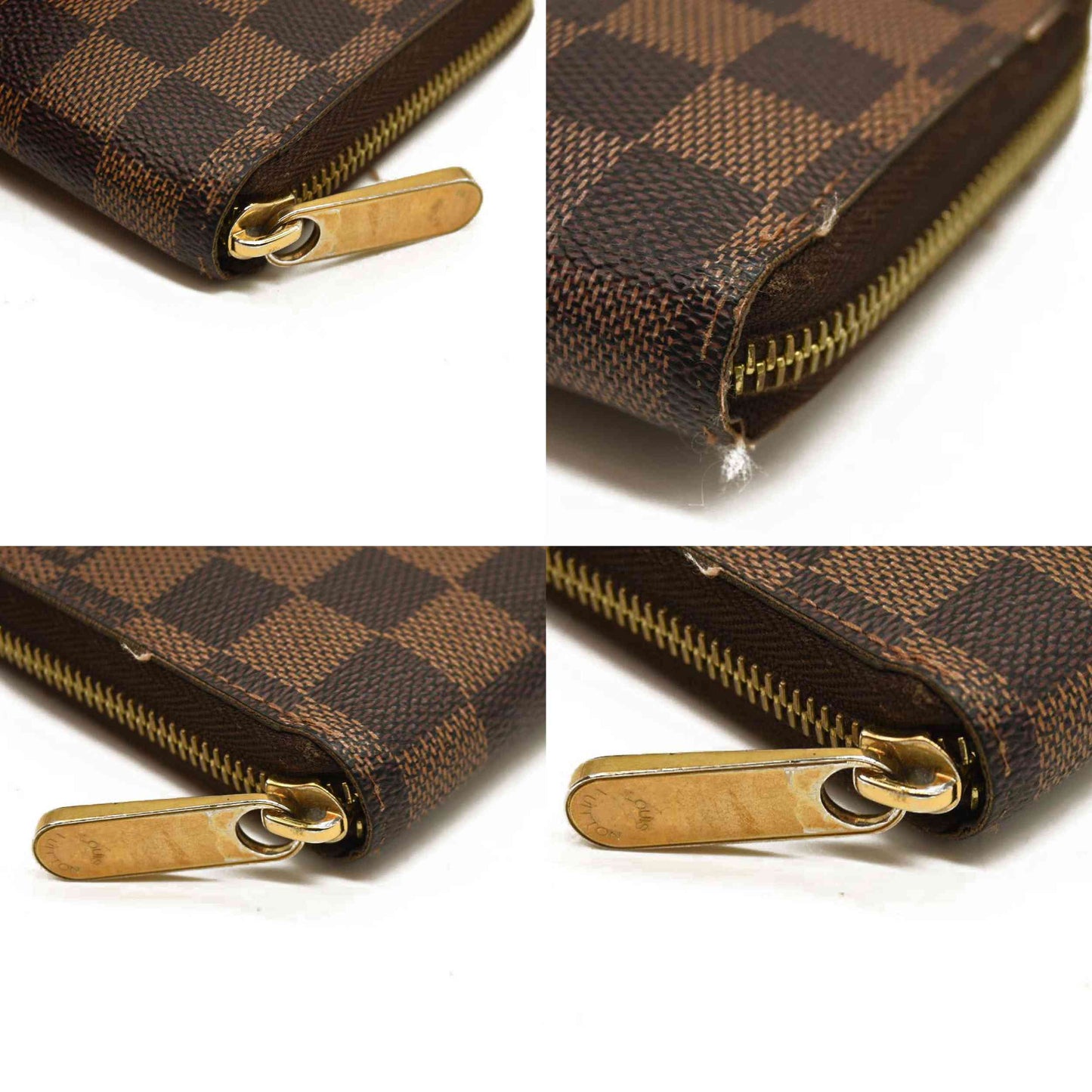 Louis Vuitton  Damier Ebene Zippy Wallet CA2079