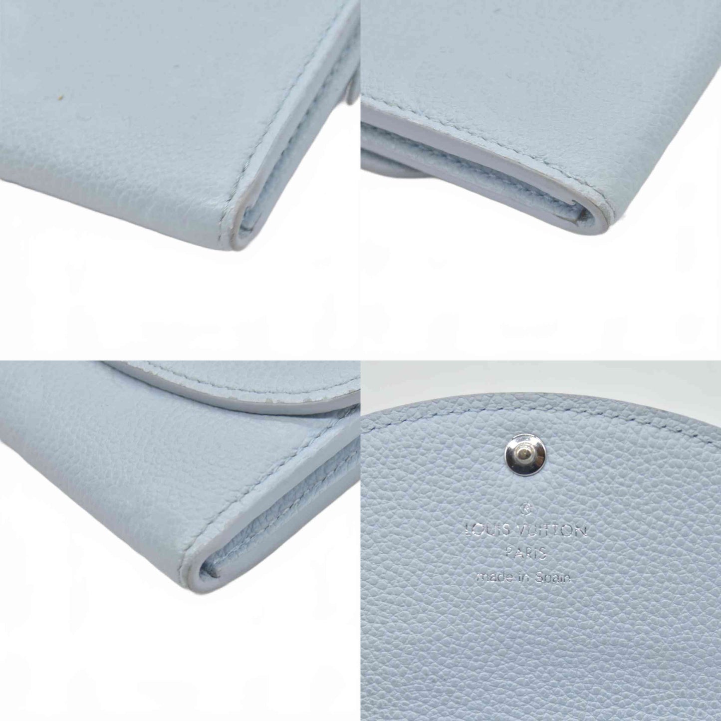 $640 Louis Vuitton Empreinte Rosalie Coin Purse Blue