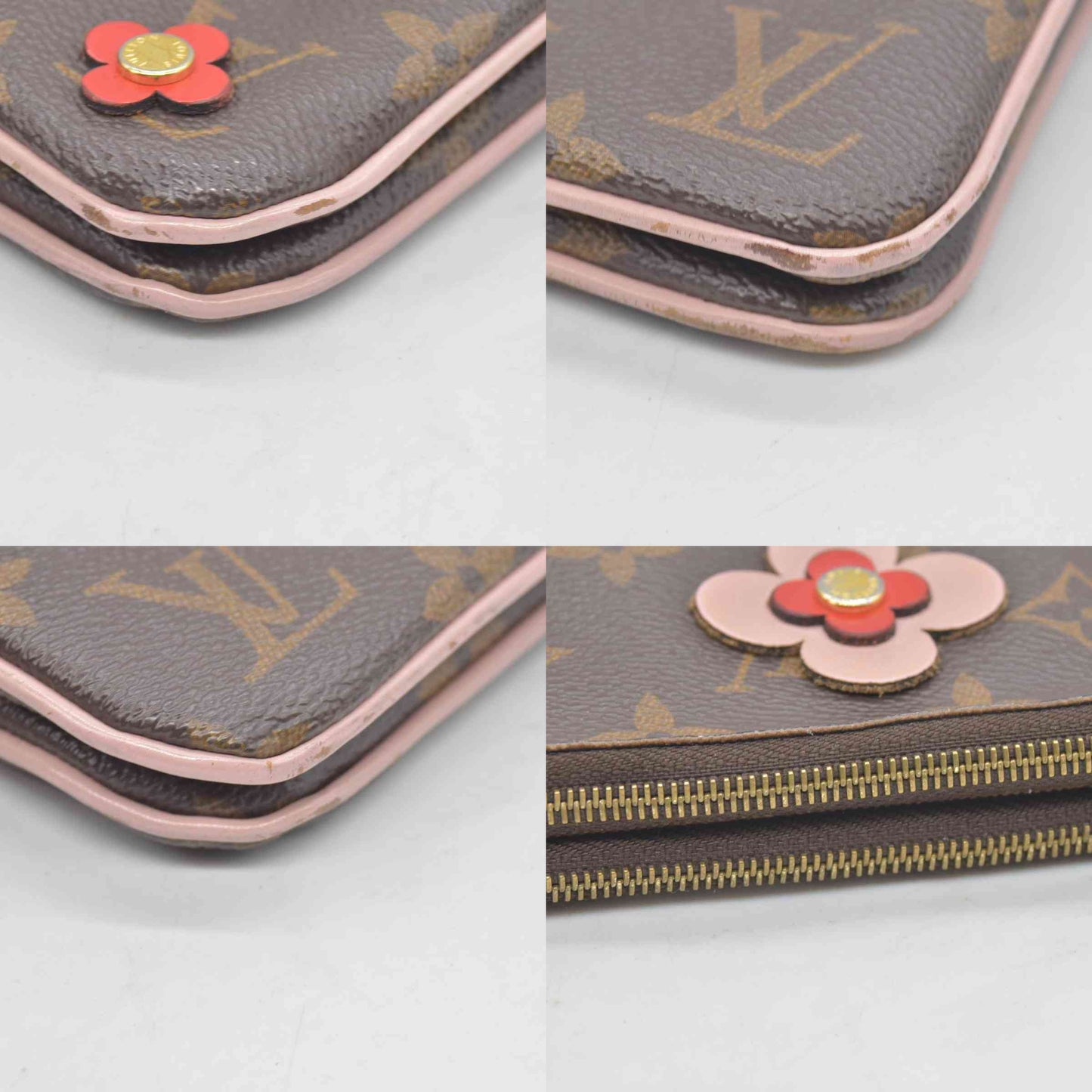 $1420 2019 Louis Vuitton Pochette Double Zipper Flower Monogram GI0169