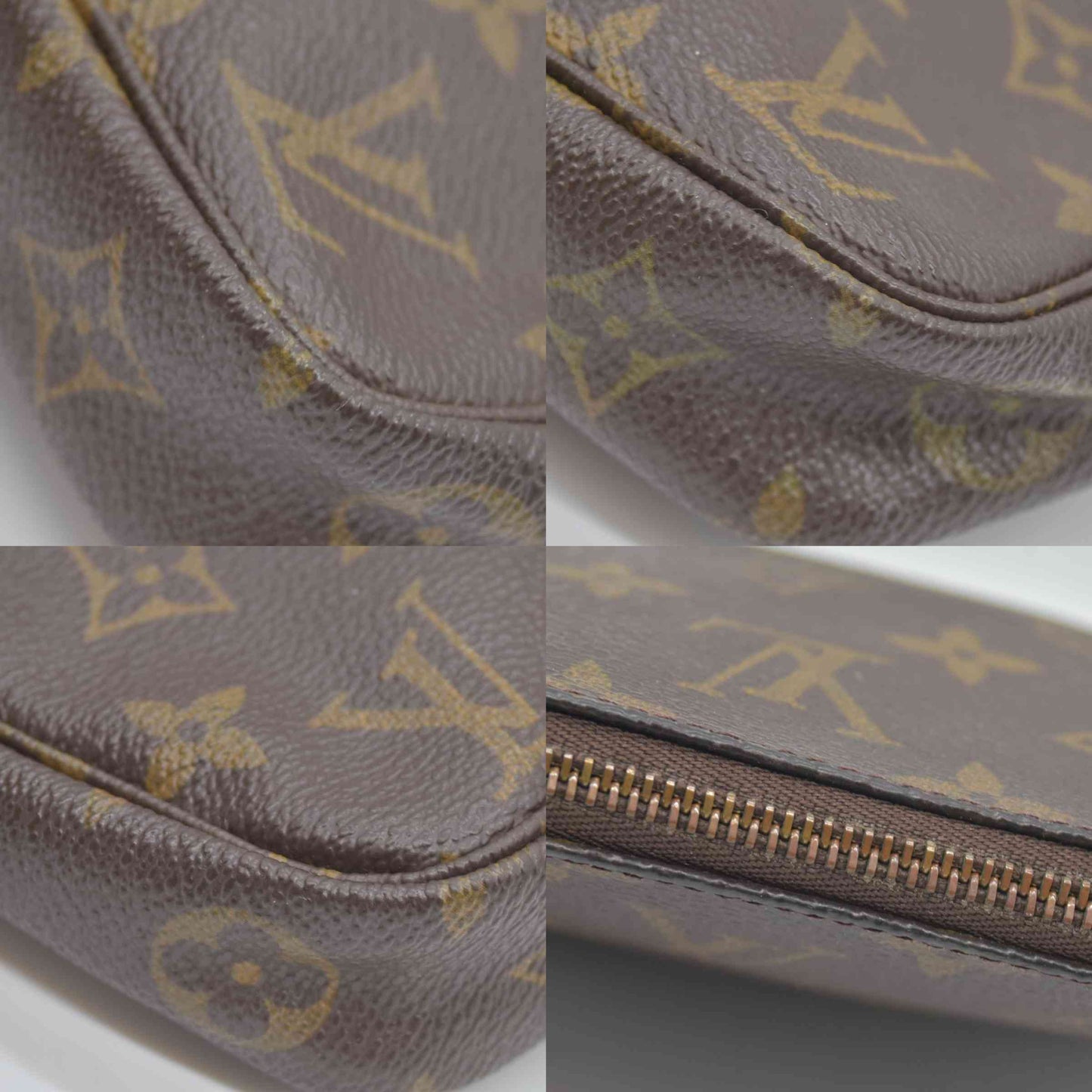 $1290 Louis Vuitton Monogram Pochette Accessories BJ0050