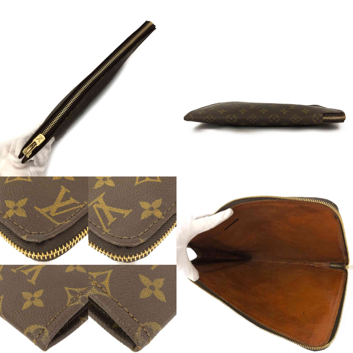 $810 Louis Vuitton Monogram Poche Documents Portfolio Case 30