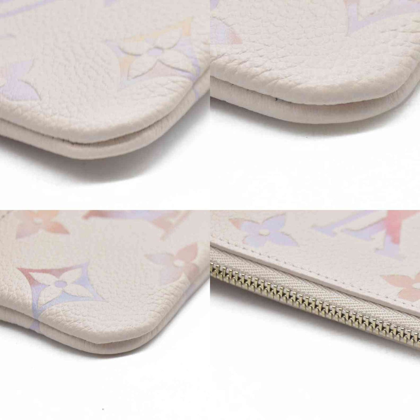 $625 Louis Vuitton  Empreinte Monogram Giant Key Pouch Dream Beige