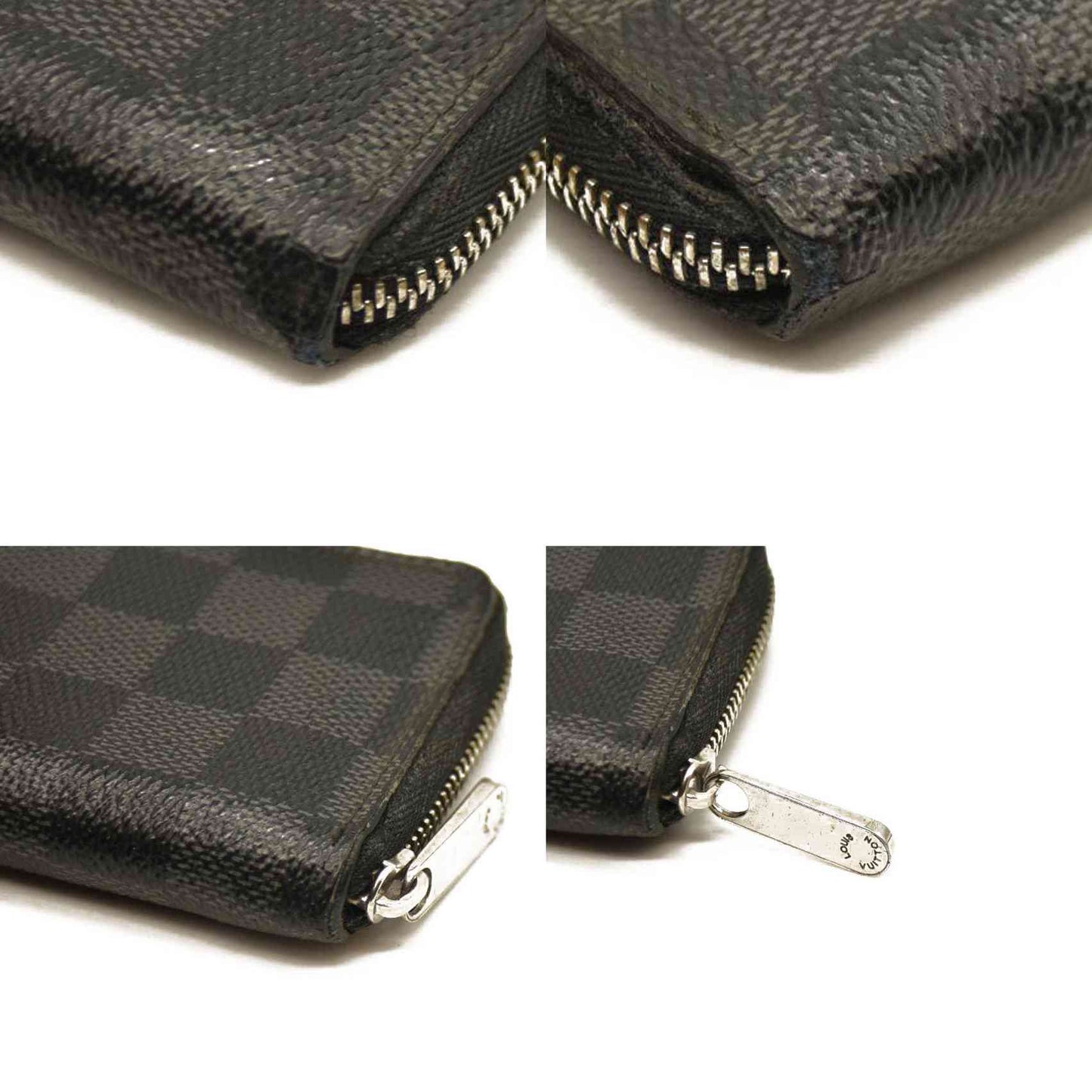 Louis Vuitton  Damier Graphite Zippy Coin Purse Vertical MI0185
