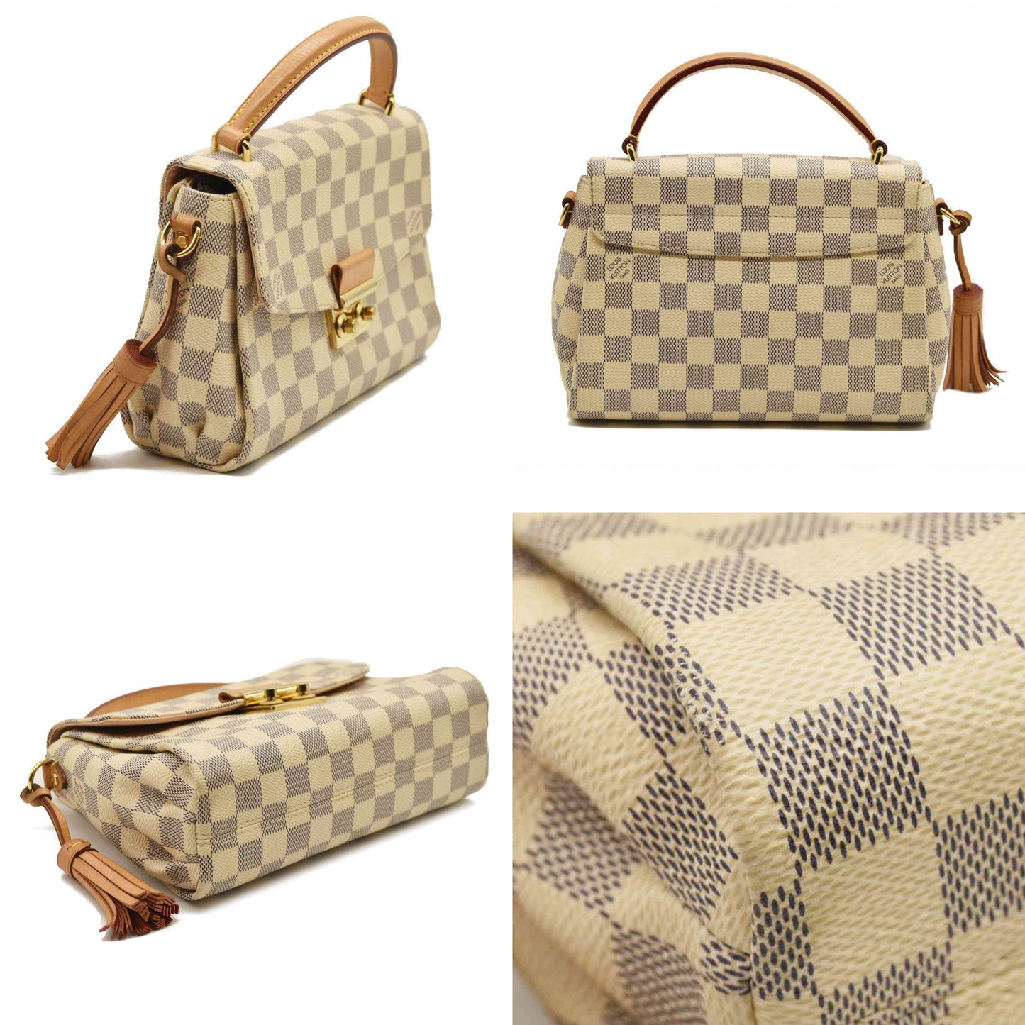 LOUIS VUITTON Damier Azur Croisette TR0188