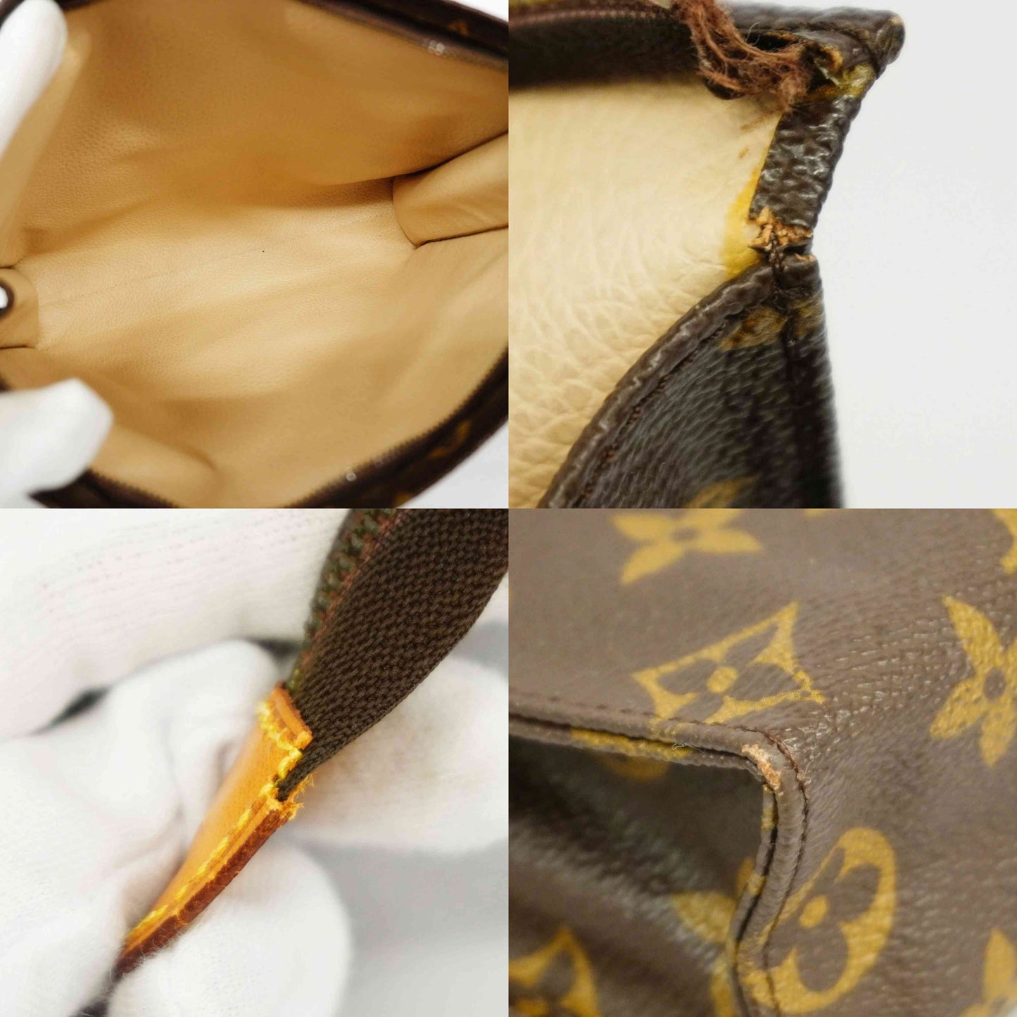 Louis Vuitton  Monogram Toiletry Pouch 26 France Vintage