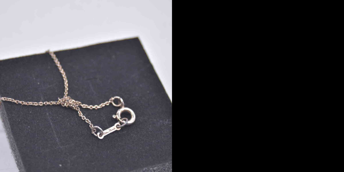 $450 Tiffany & Co. Sterling Silver Paloma Picasso Loving Heart Necklace CONSIGNMENT 10020930
