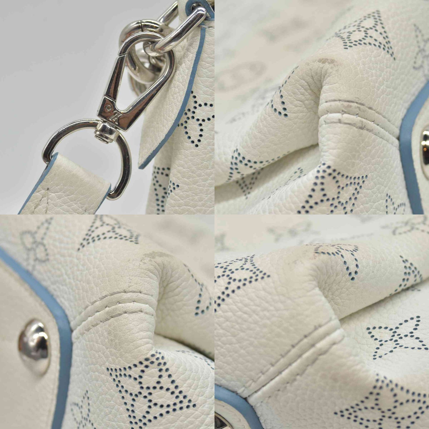 $3950 Louis Vuitton  LV Monogram Babylone BB White