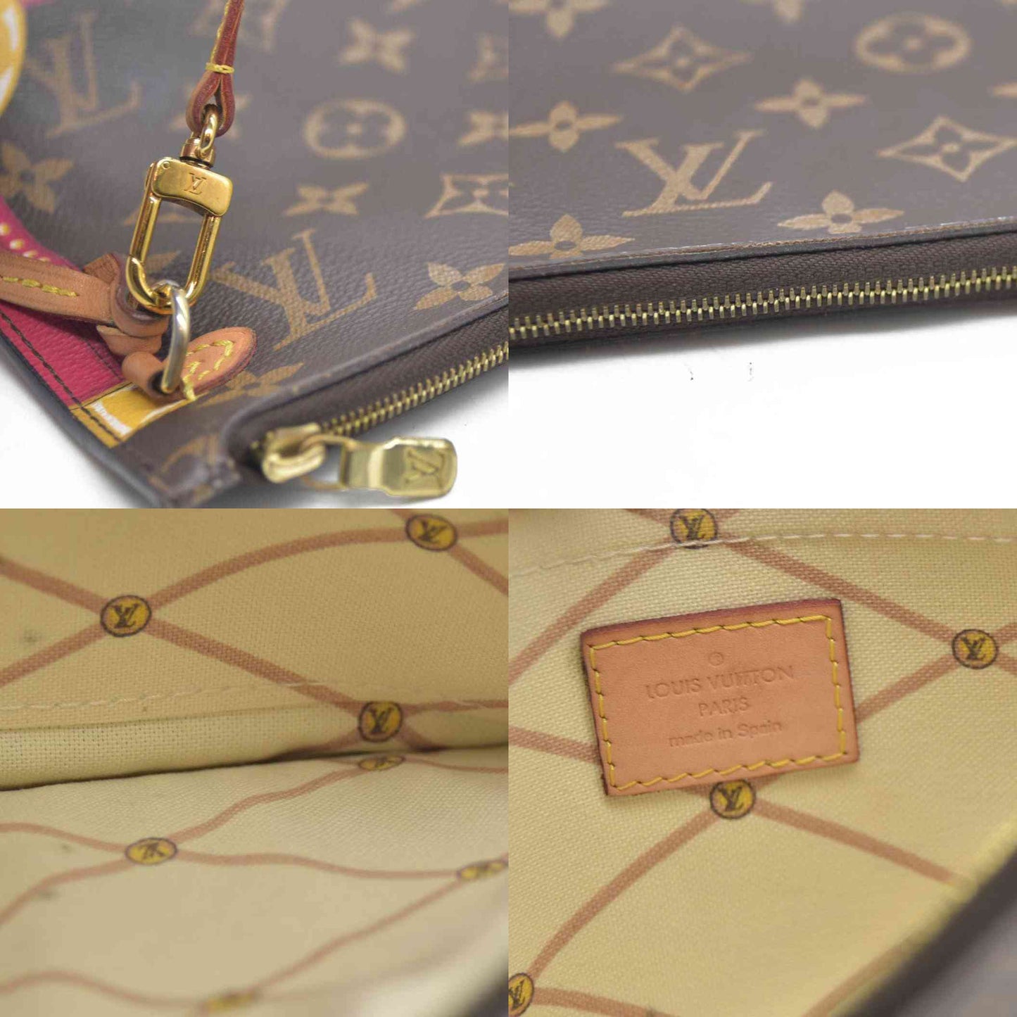 AUCTION $1000 Louis Vuitton  Monogram Summer Trunks Neo Neverfull MM GM Pochette