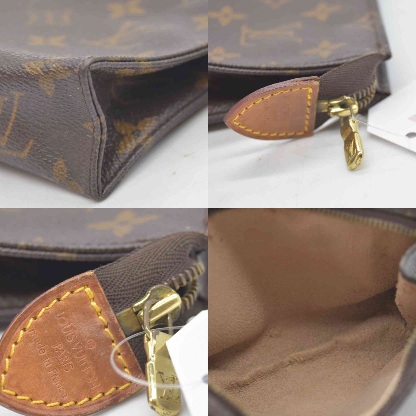 Louis Vuitton Monogram Poche Toilette 15 Cosmetic Pouch MB1908