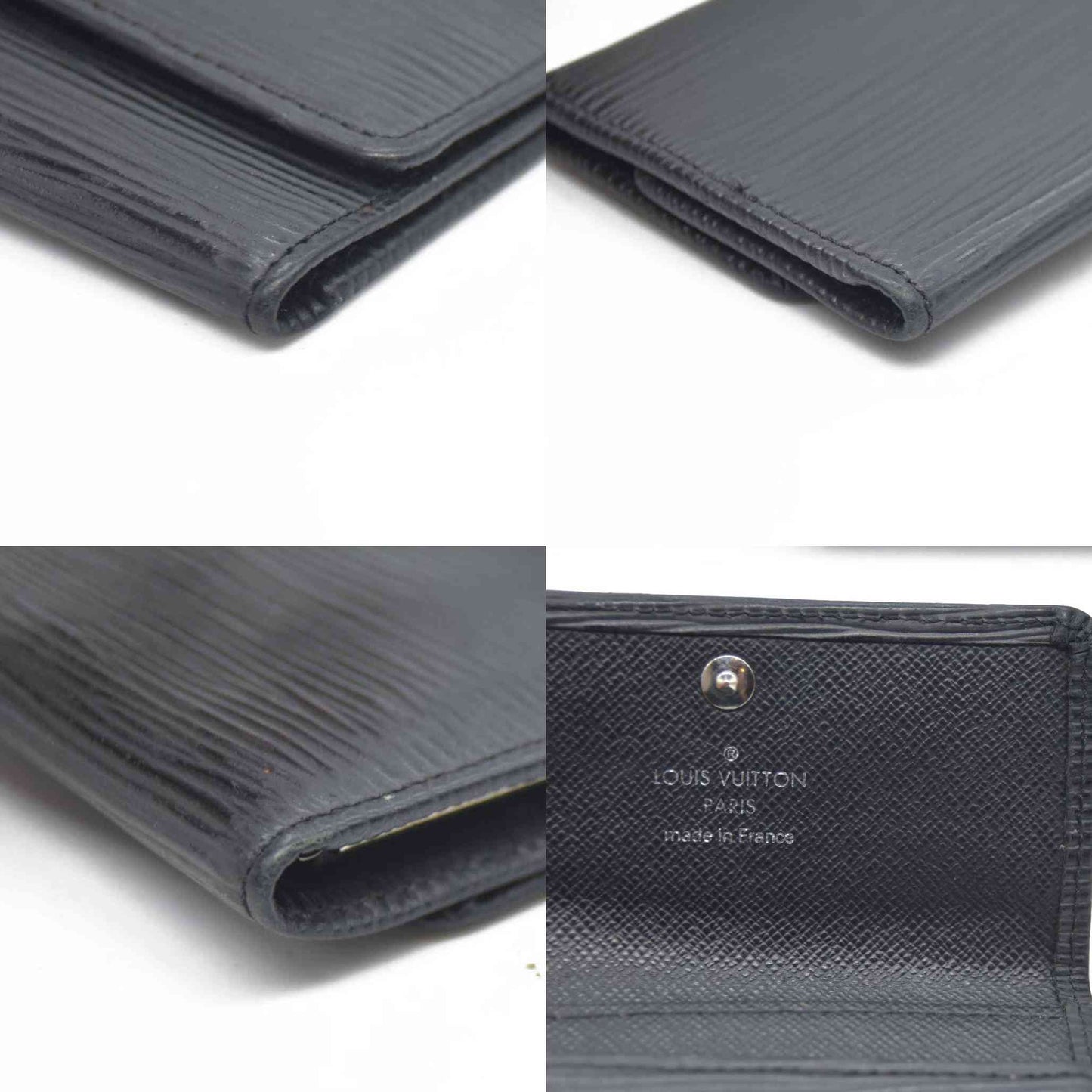 Louis Vuitton $415 Epi Multicles Leather 6 Ring Key Case Black CT4250