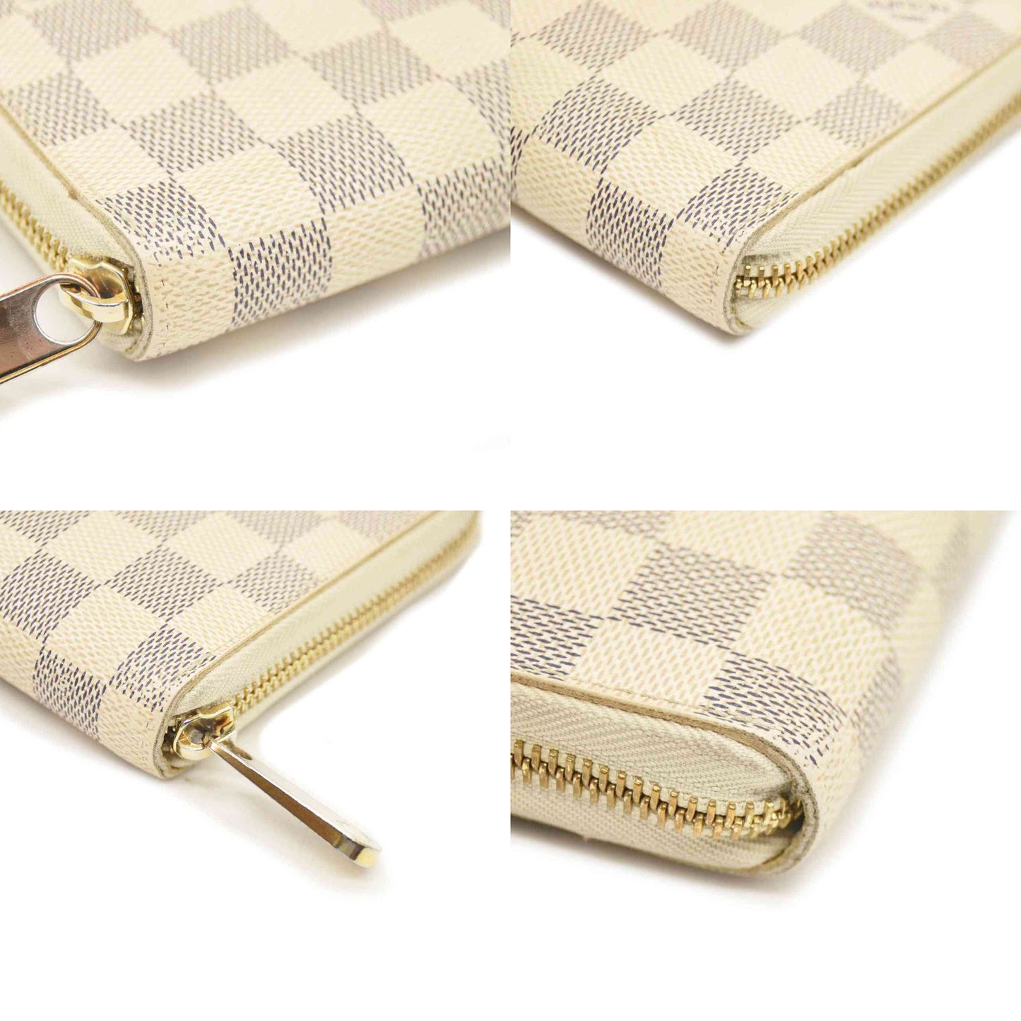 LOUIS VUITTON Damier Azur Zippy Wallet  CA0089