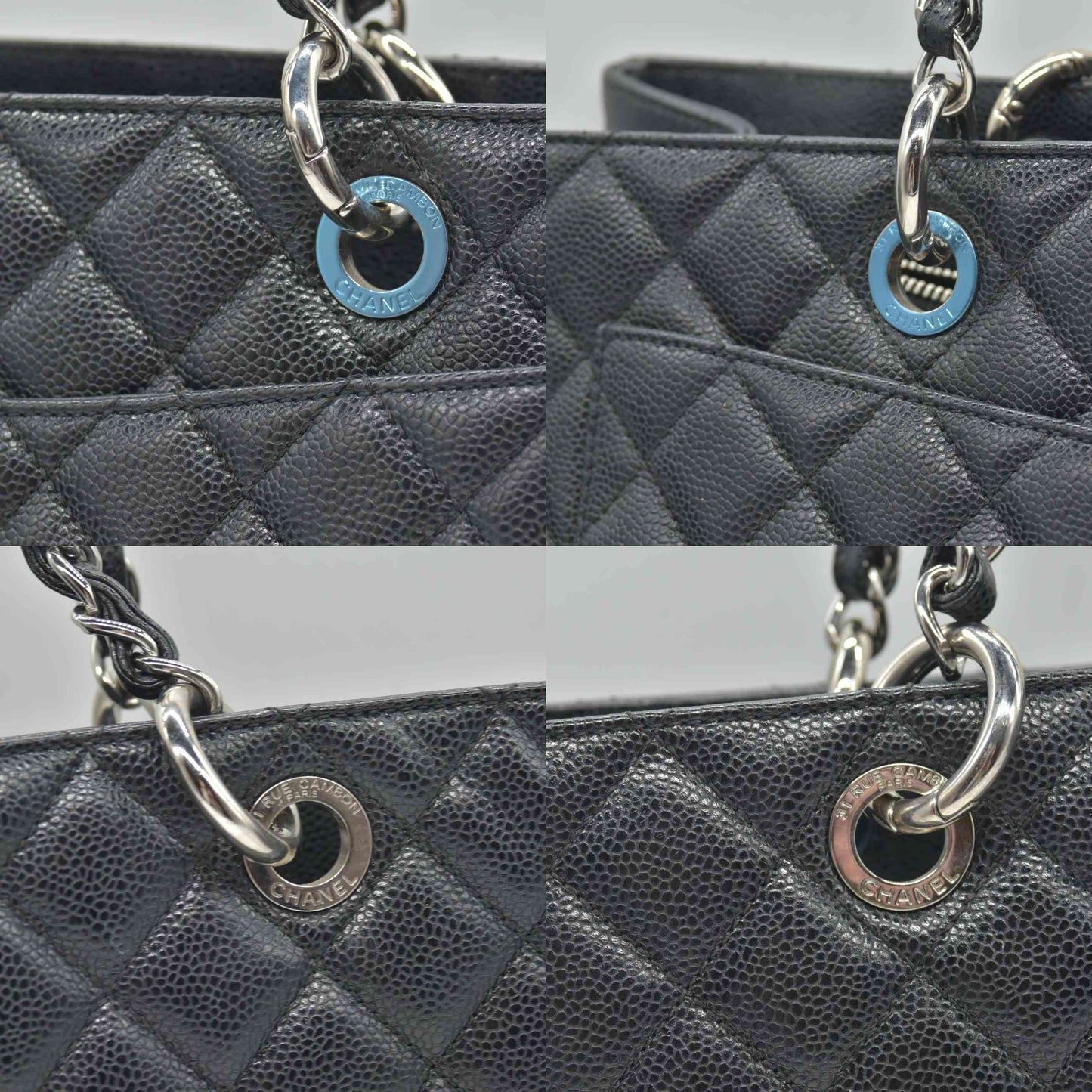 Chanel Caviar Quilted XL Grand Shopping Tote GST Black