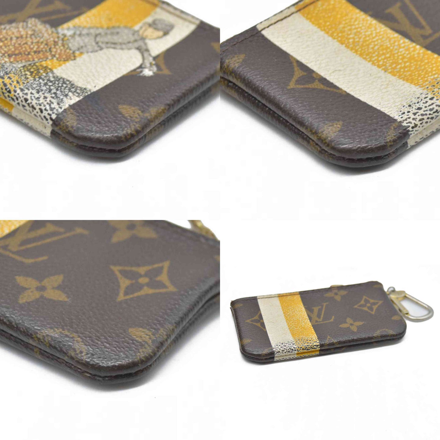 $530 CONSIGNMENT Louis Vuitton  Monogram Groom Key Pouch